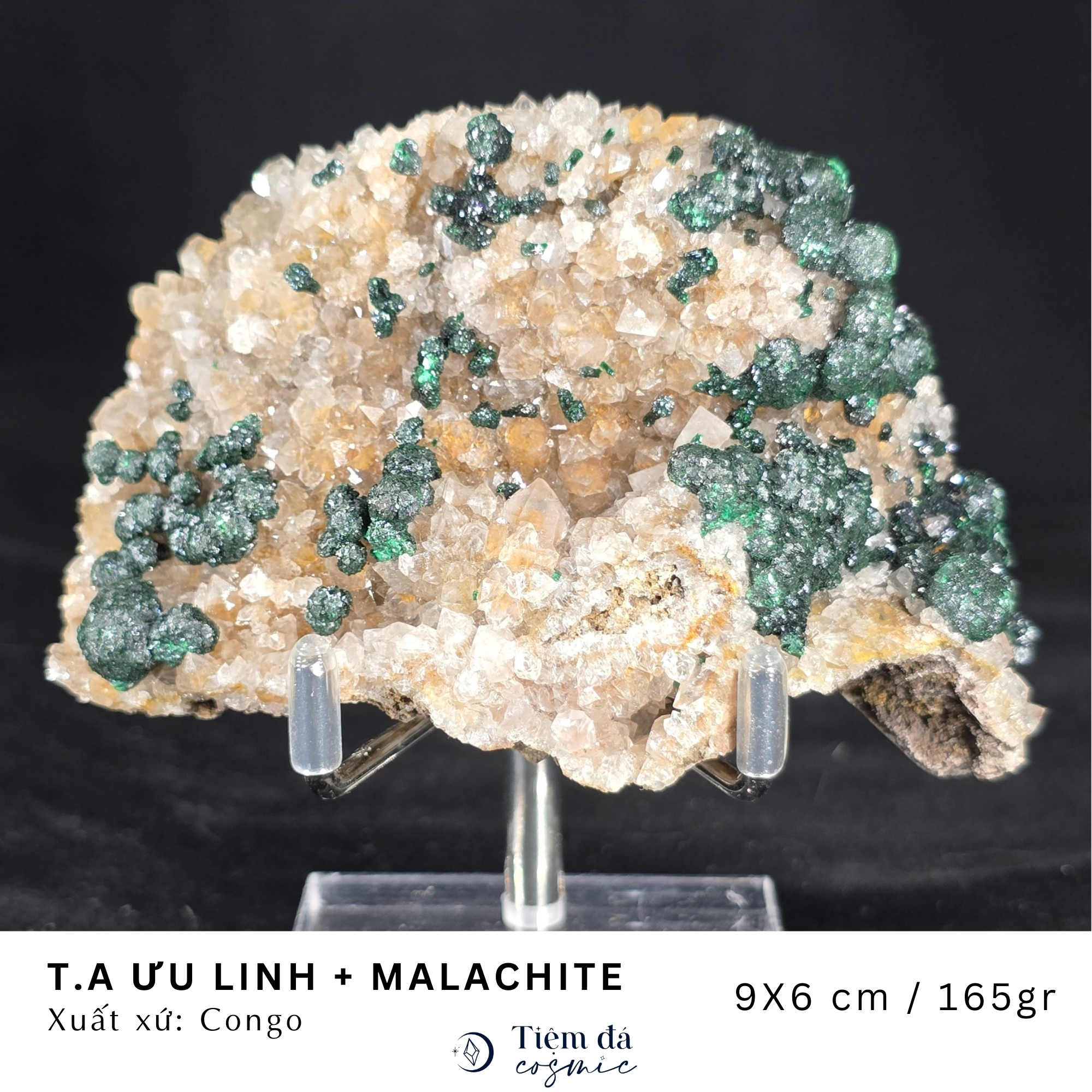 Malachite Trên Thạch Anh Ưu Linh - Premium Collection_thumbnail_2