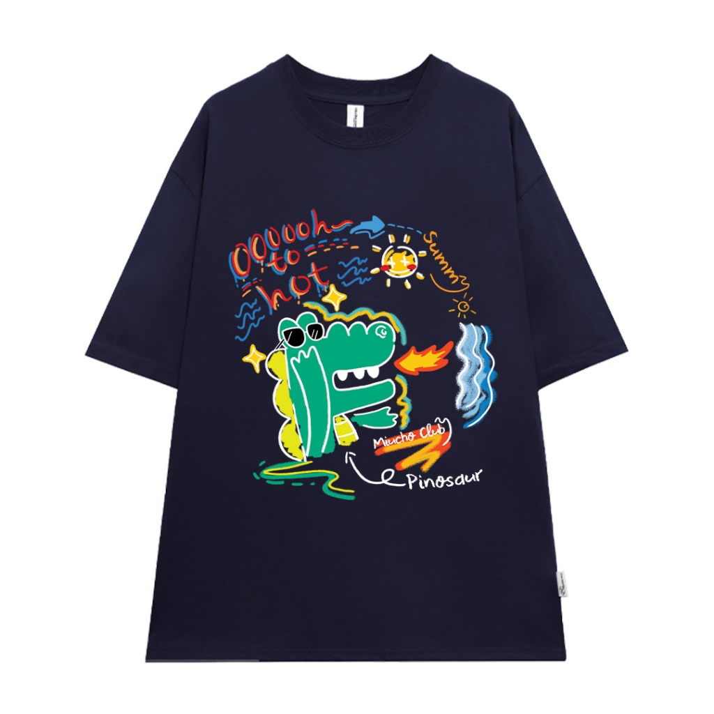 Áo phông nam form rộng nhiều màu ATD1072 Miucho Man tay ngắn cổ tròn in mix_thumbnail_0