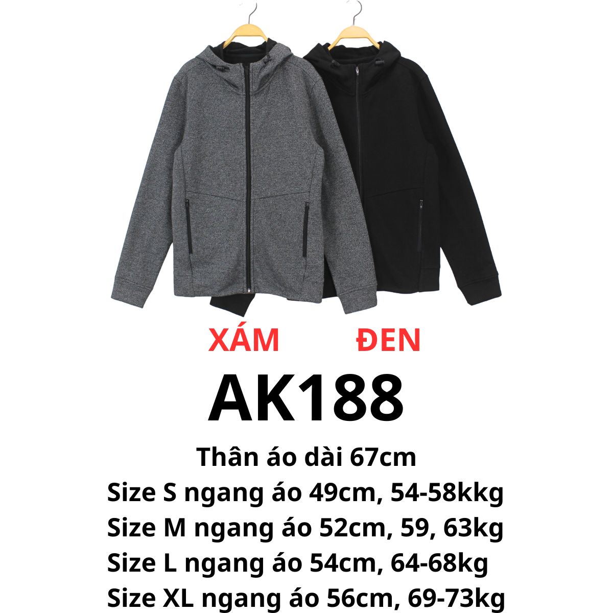 AK188 Áo khoác nam