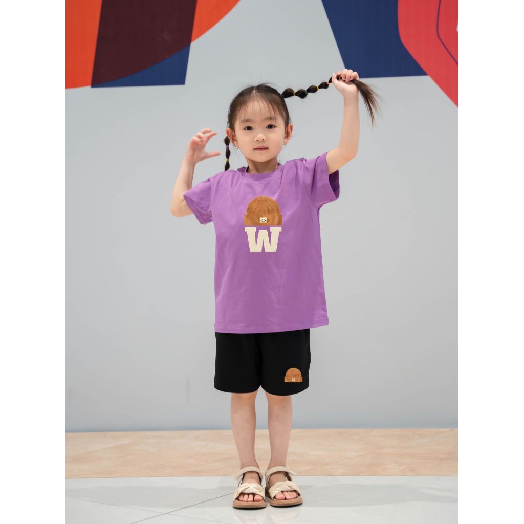 Bộ đồ bé gái in hình 'mũ W' - Loza Kids SB02_thumbnail_4