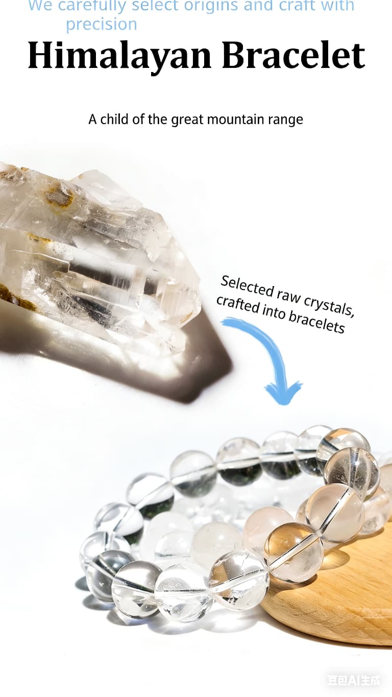 Vòng Tay Thạch Anh Himalaya – Tinh Khiết Từ Đỉnh Núi Thiêng_thumbnail_3