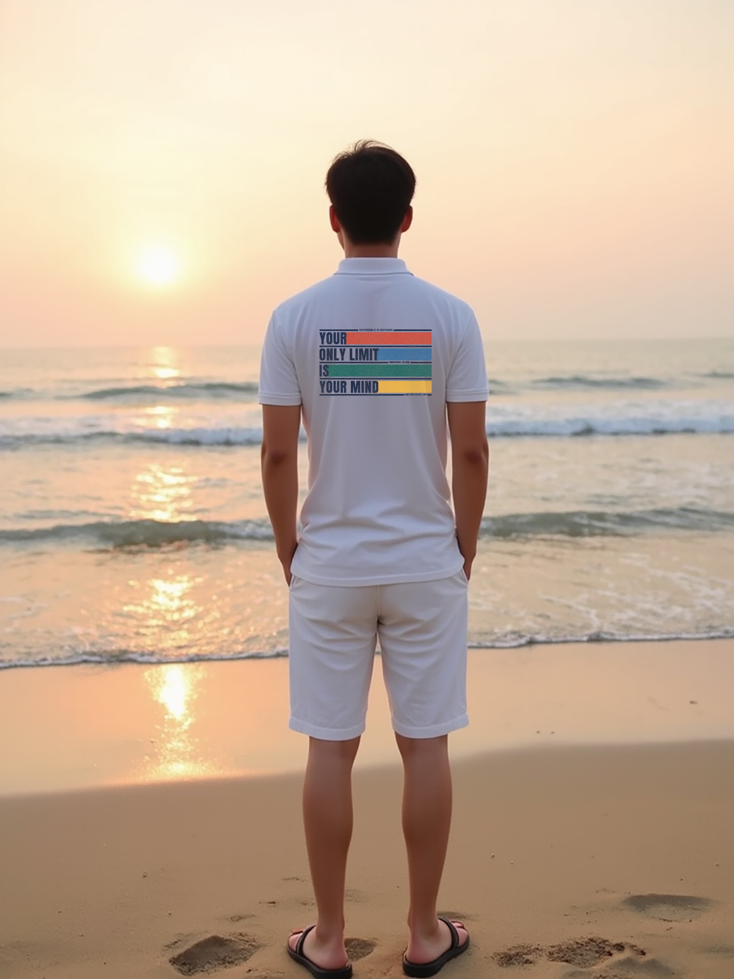 Áo polo nam cao cấp form vừa 2051 Miucho Iconic cổ trụ vải cá sấu polyester thoáng mát in mix_thumbnail_5