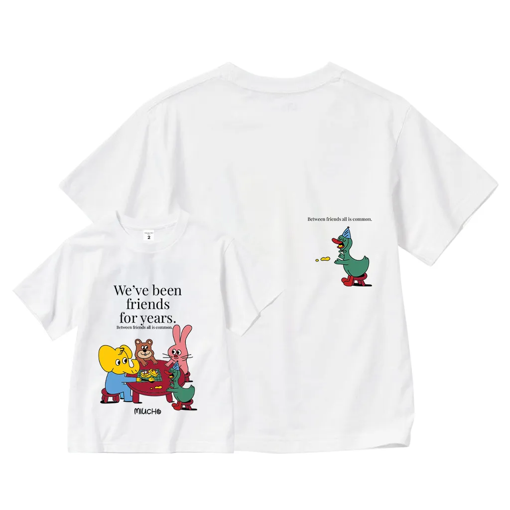Áo thun kid hoạt hình dễ thương tay ngắn cổ tròn 2533 Miucho Kid vải cotton thoáng mát cho bé_thumbnail_0