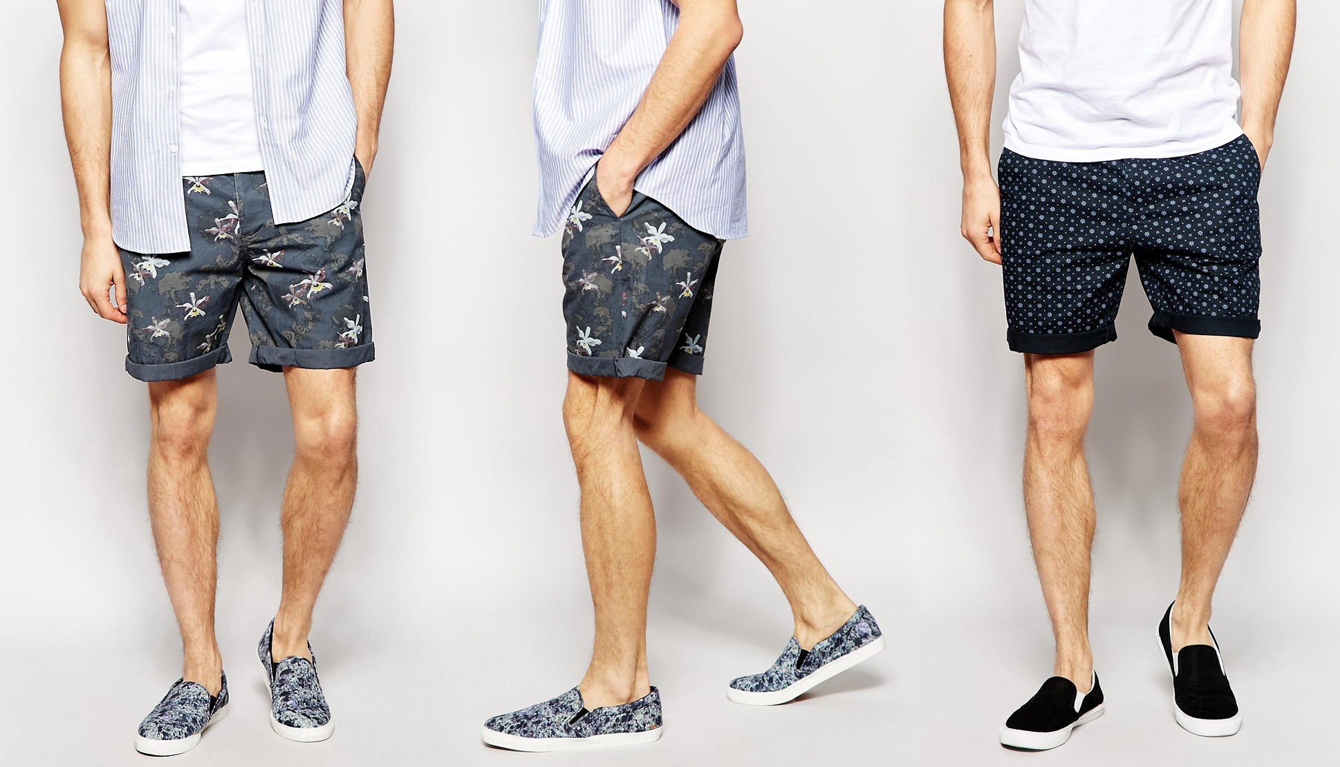 Phối quần short nam với giày lười