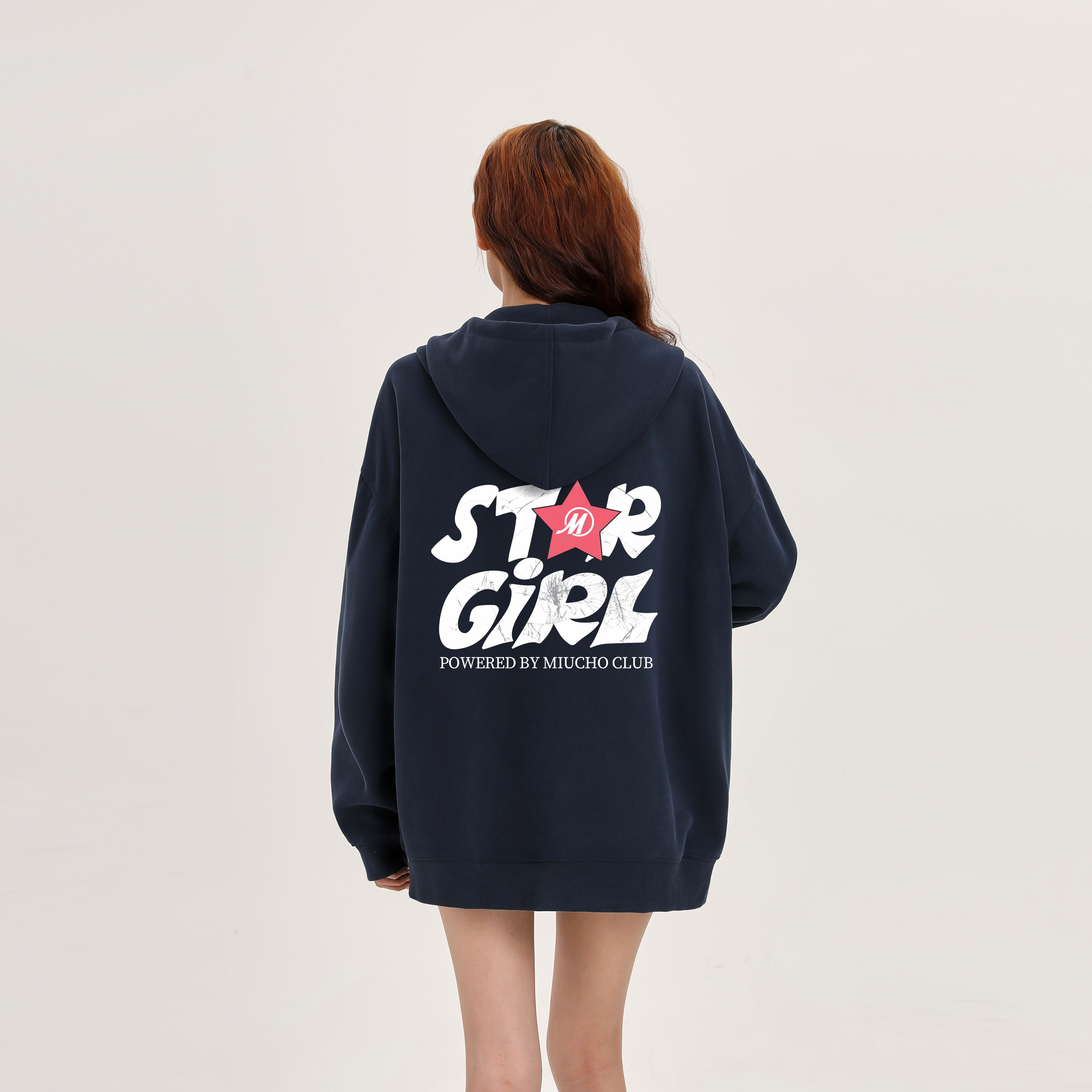Áo hoodie zip local brand form rộng vải nỉ chân cua HZD1636 Miucho in typography_thumbnail_4