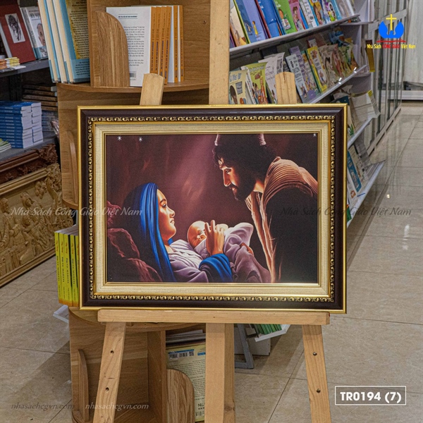 Tranh canvas cao cấp 35x50cm viền vàng_thumbnail_1