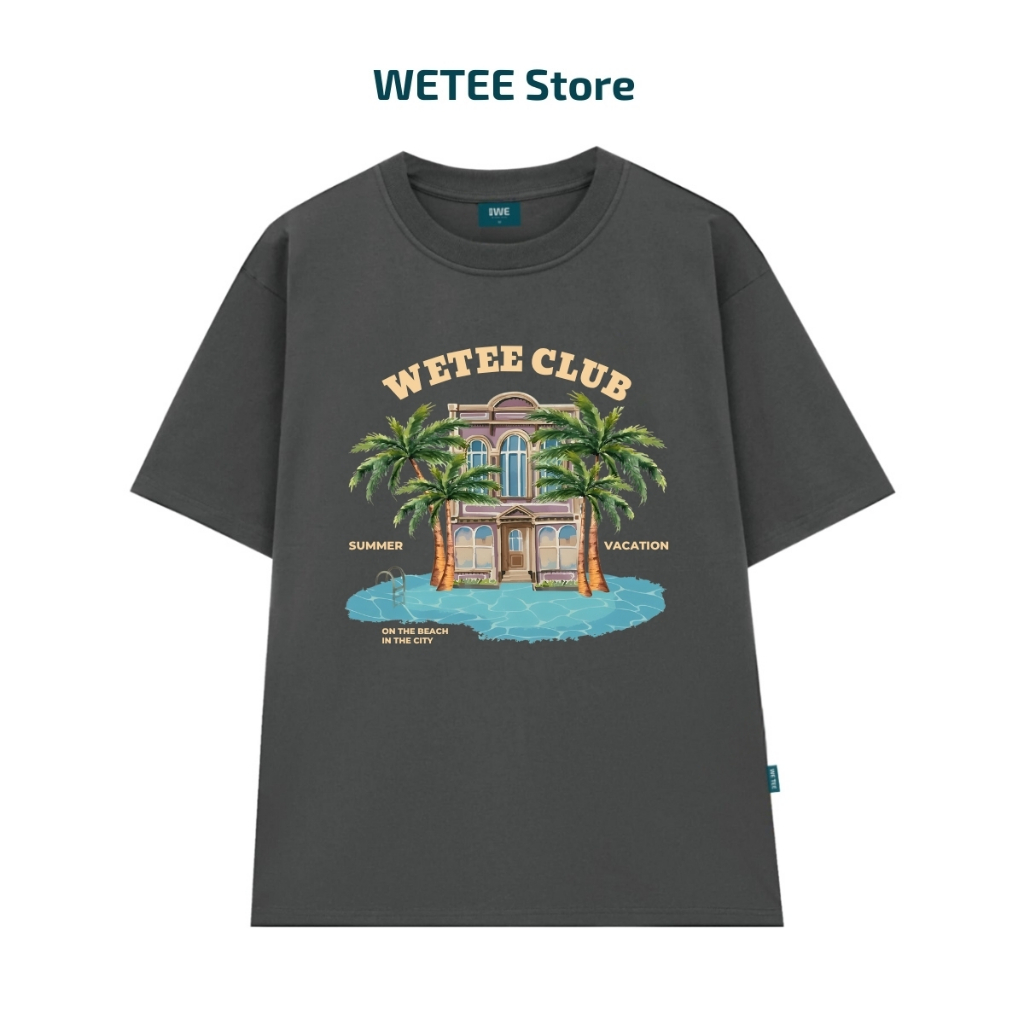 Áo thun unisex UX30 BST CÂY DỪA đi biển mùa hè dáng oversized Local brand WETEE - T050_thumbnail_9
