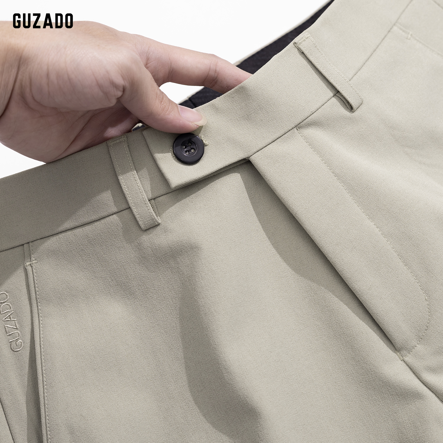 Quần Tây Nam Kaki GUZADO, Phong Cách Công Sở, Thanh Lịch GTR01S_thumbnail_8