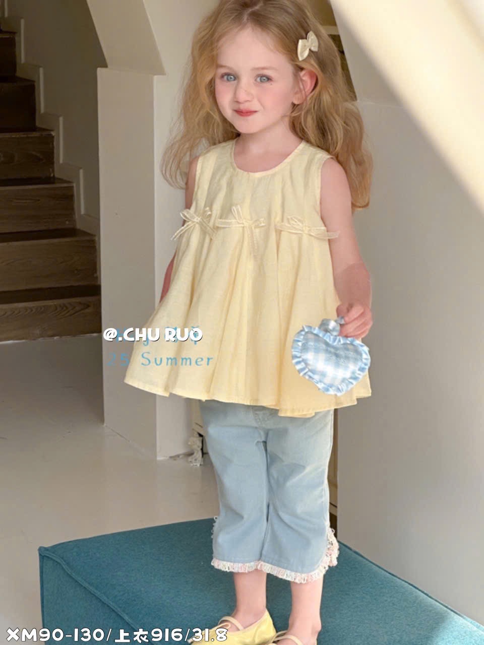 (A53) Aó thô mềm có lót cách điệu 2 màu vàng và hồng_thumbnail_0