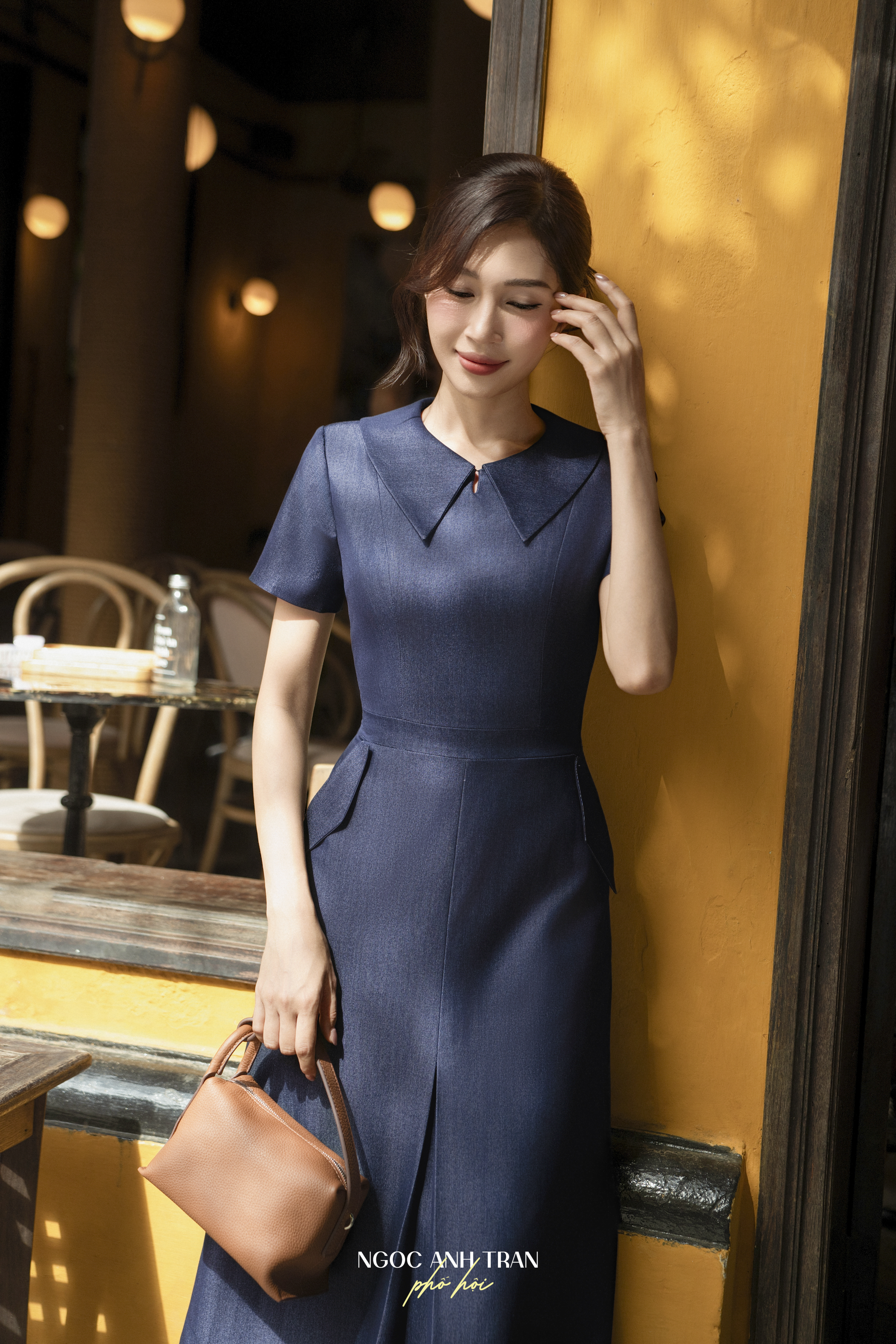 D124 - Váy denim mềm cổ lá nhọn Hội An_thumbnail_2