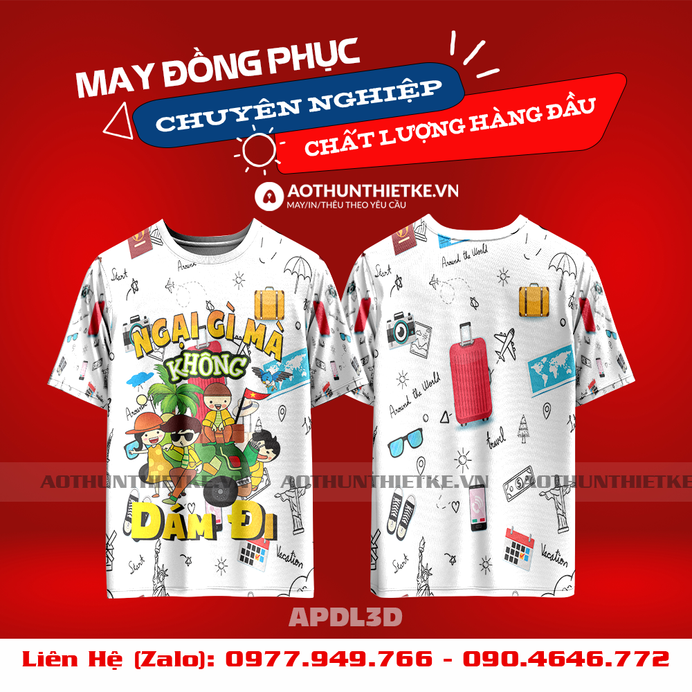 Áo Phông Du Lịch 3D-TK73