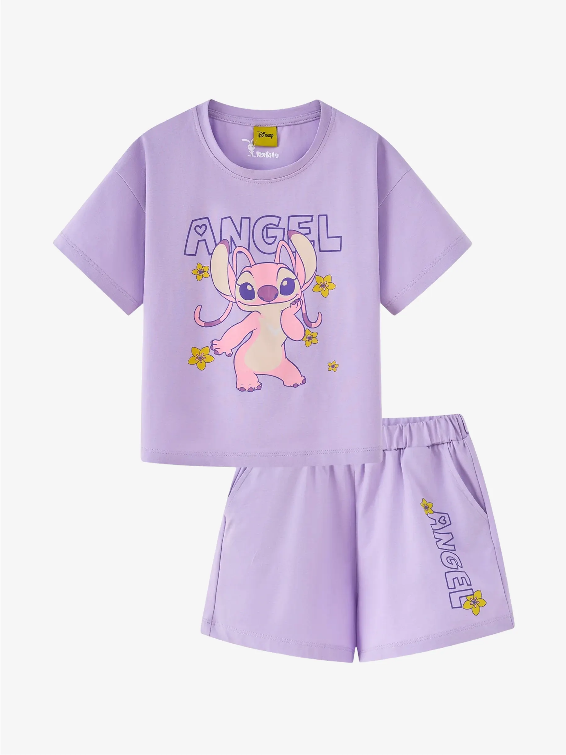 Đồ bộ thun tay ngắn Stitch Disney