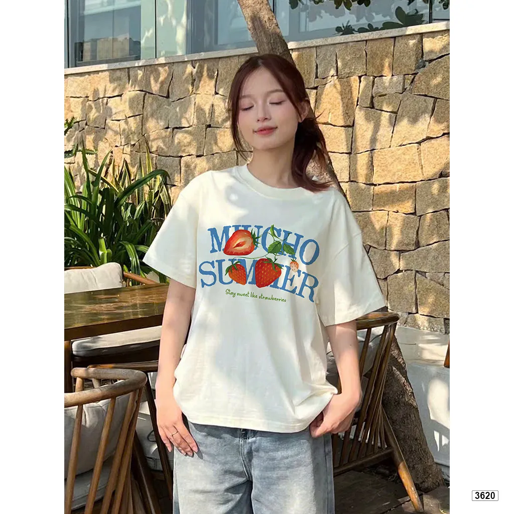 Áo thun boxy unisex Miucho Summer tôn dáng 3620_thumbnail_5