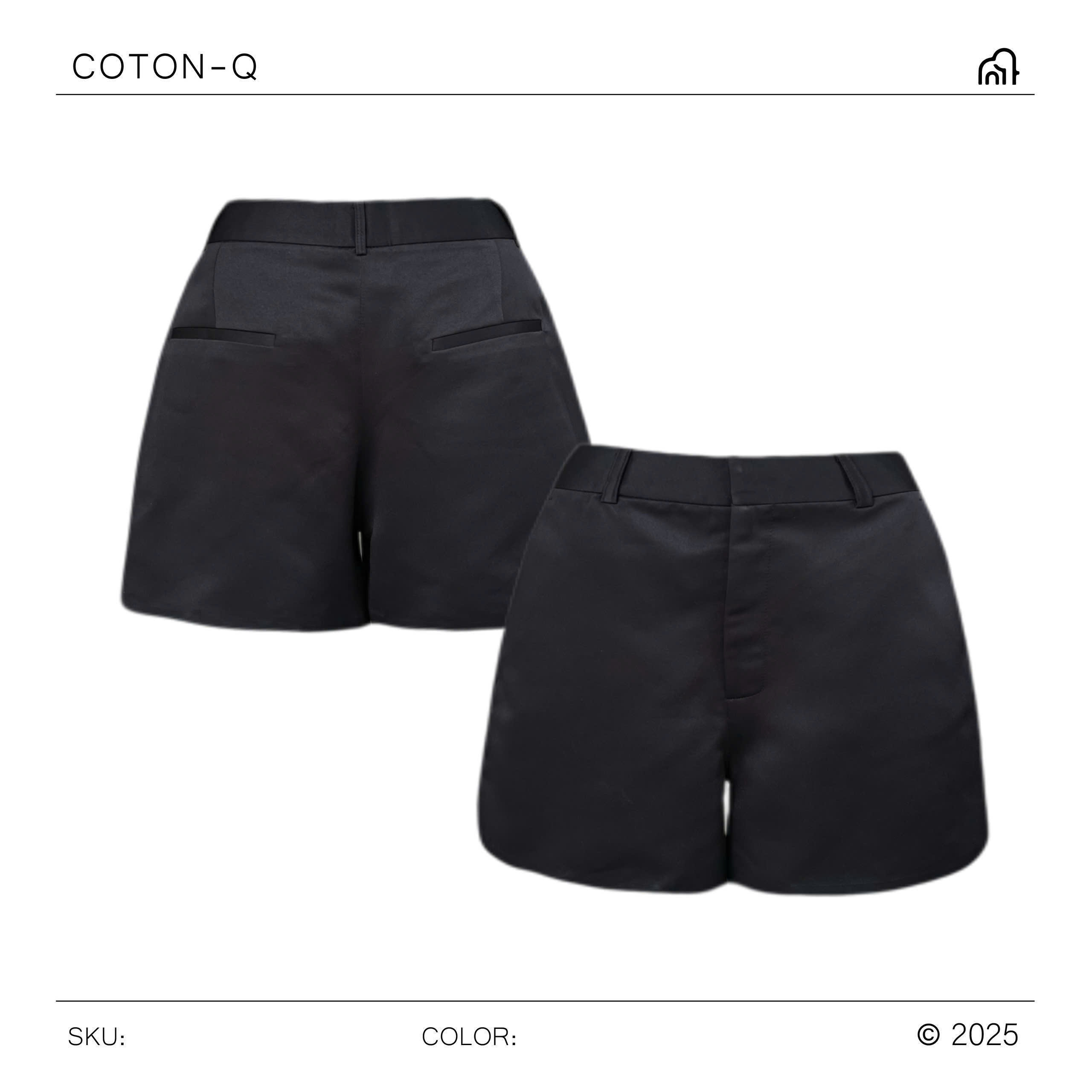 HQ255 - Quần short đen