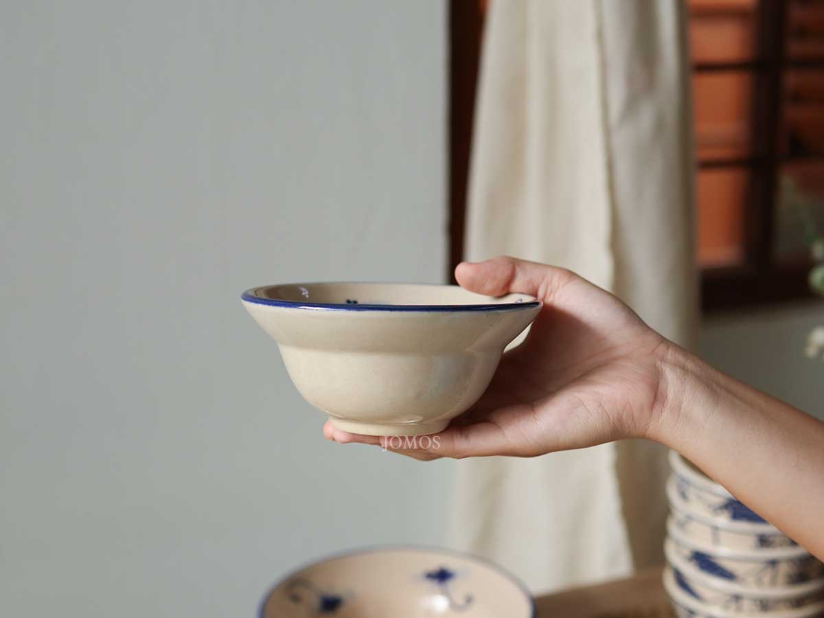 Chén chiết yêu 13cm gốm chuồn chuồn J000243_thumbnail_4