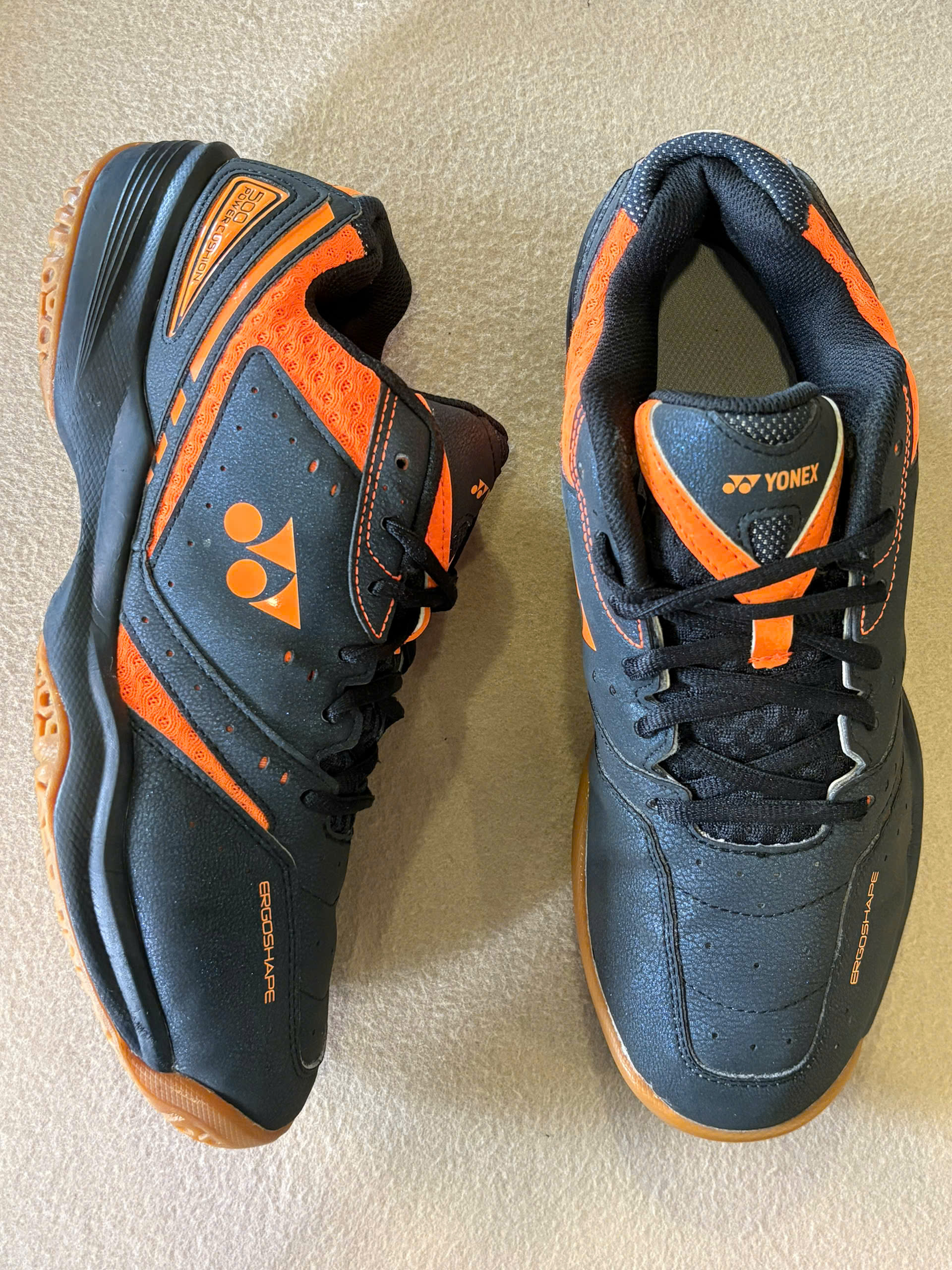 Yonex Badminton Shoes SHB-500CR - Black/Orange