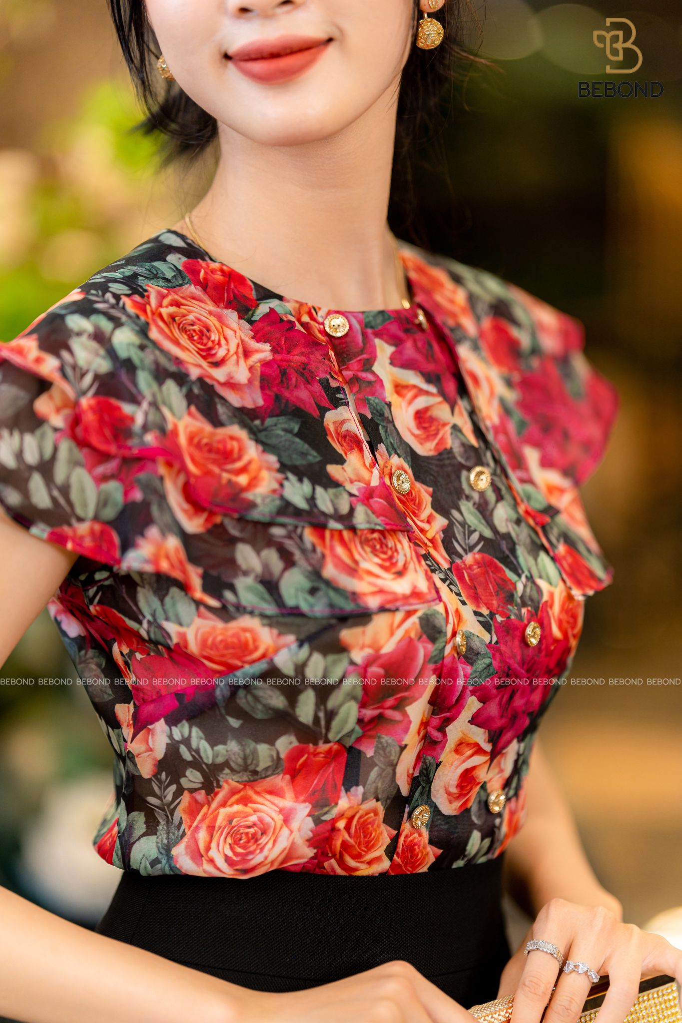 ÁO SƠ MI TƠ ÓNG IN HOA HỒNG - CAILY SHIRT_thumbnail_3