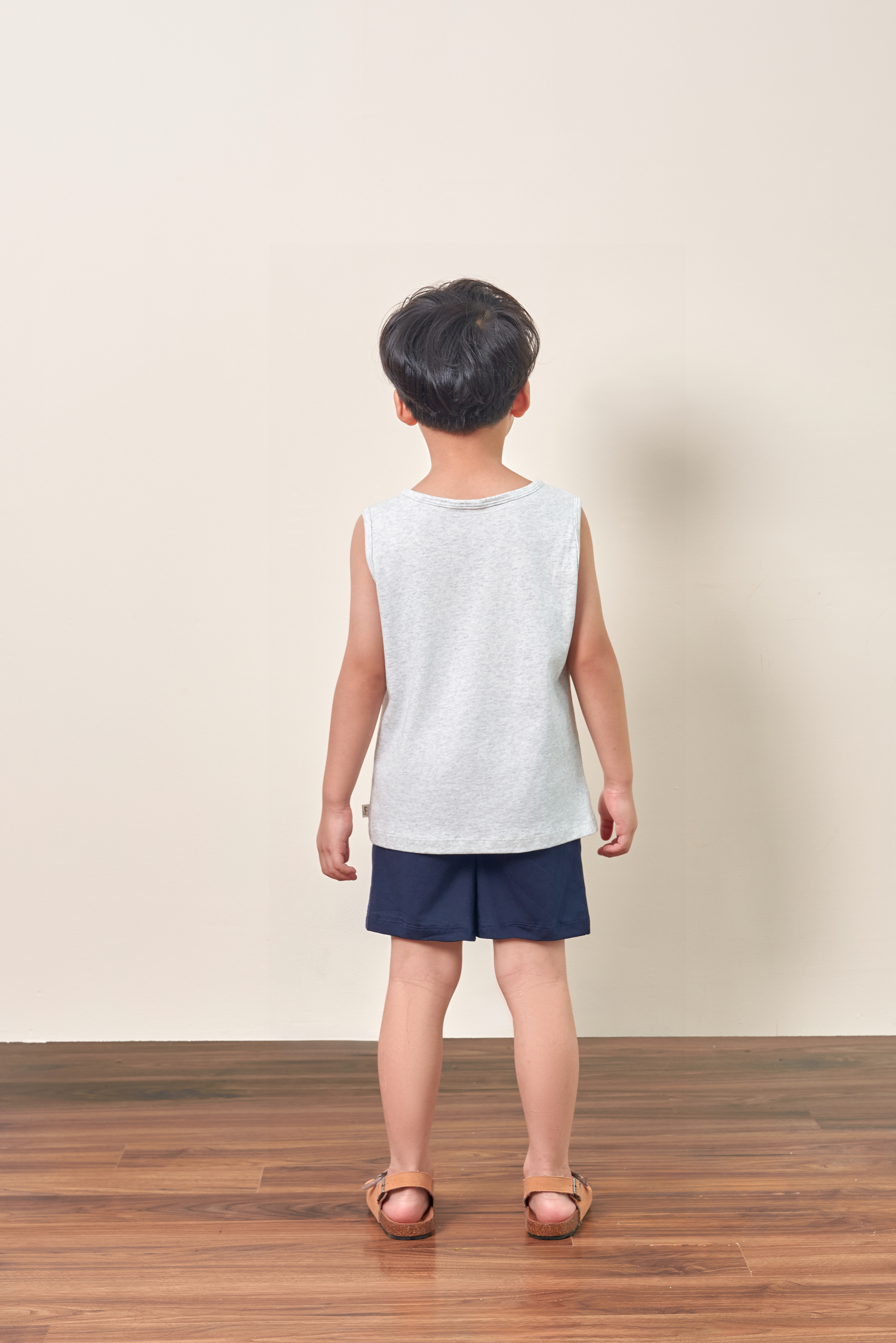 Bộ áo sát nách in hình quần màu