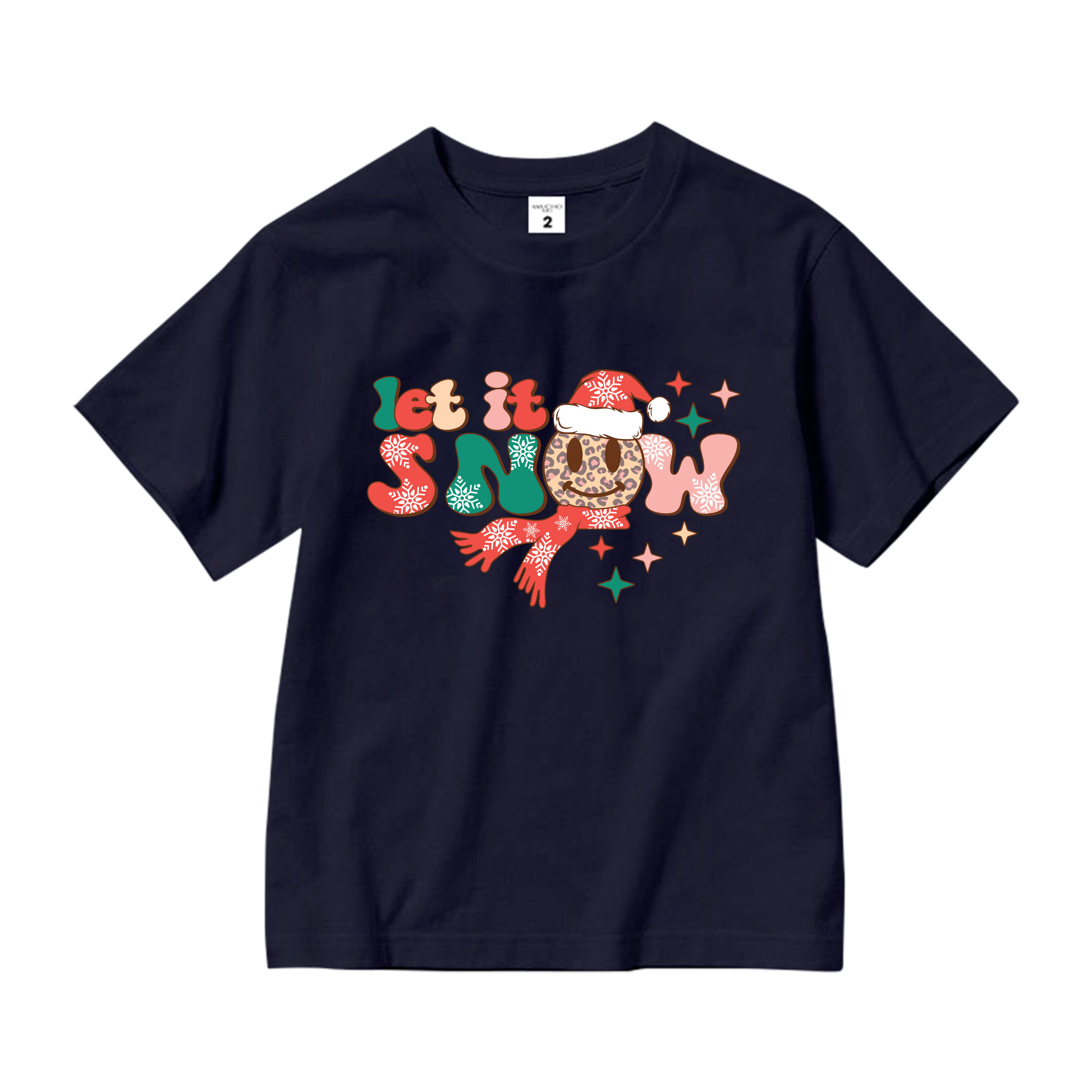 Áo thun bé gái giáng sinh noel from rộng chất vải cotton thoáng mát AED1712 Miucho Kid in graphic_thumbnail_8