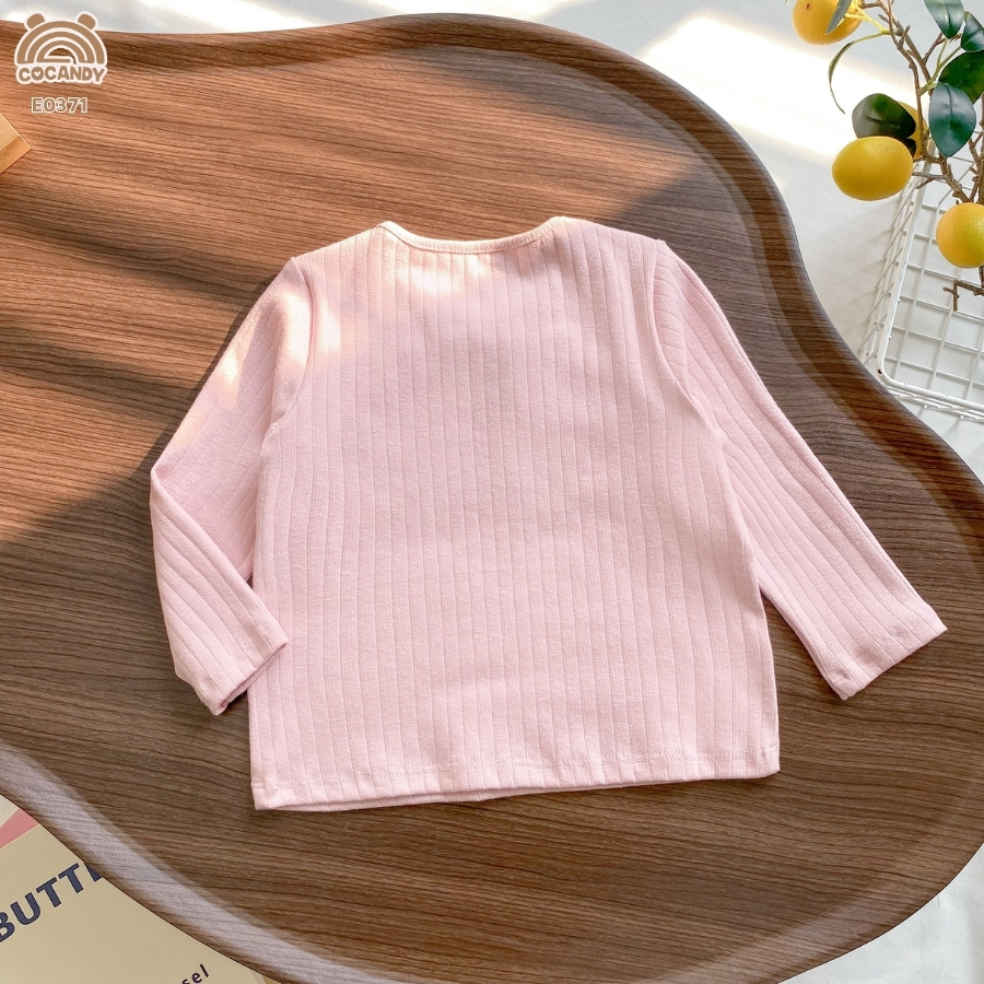 Áo dài HỒNG phối viền TRẮNG thắt nơ_thumbnail_2