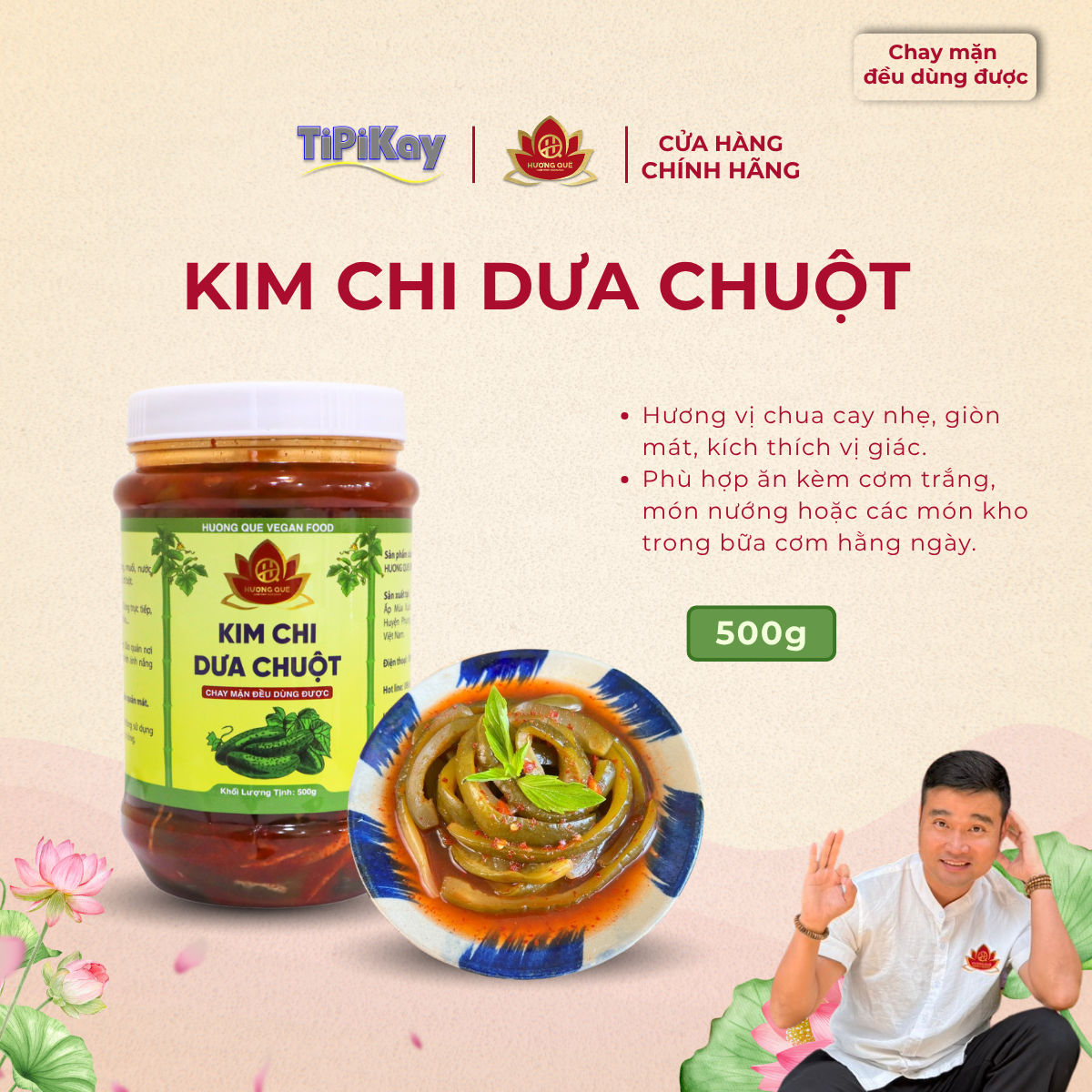 Kim Chi Dưa Chuột 500g TPKCDC