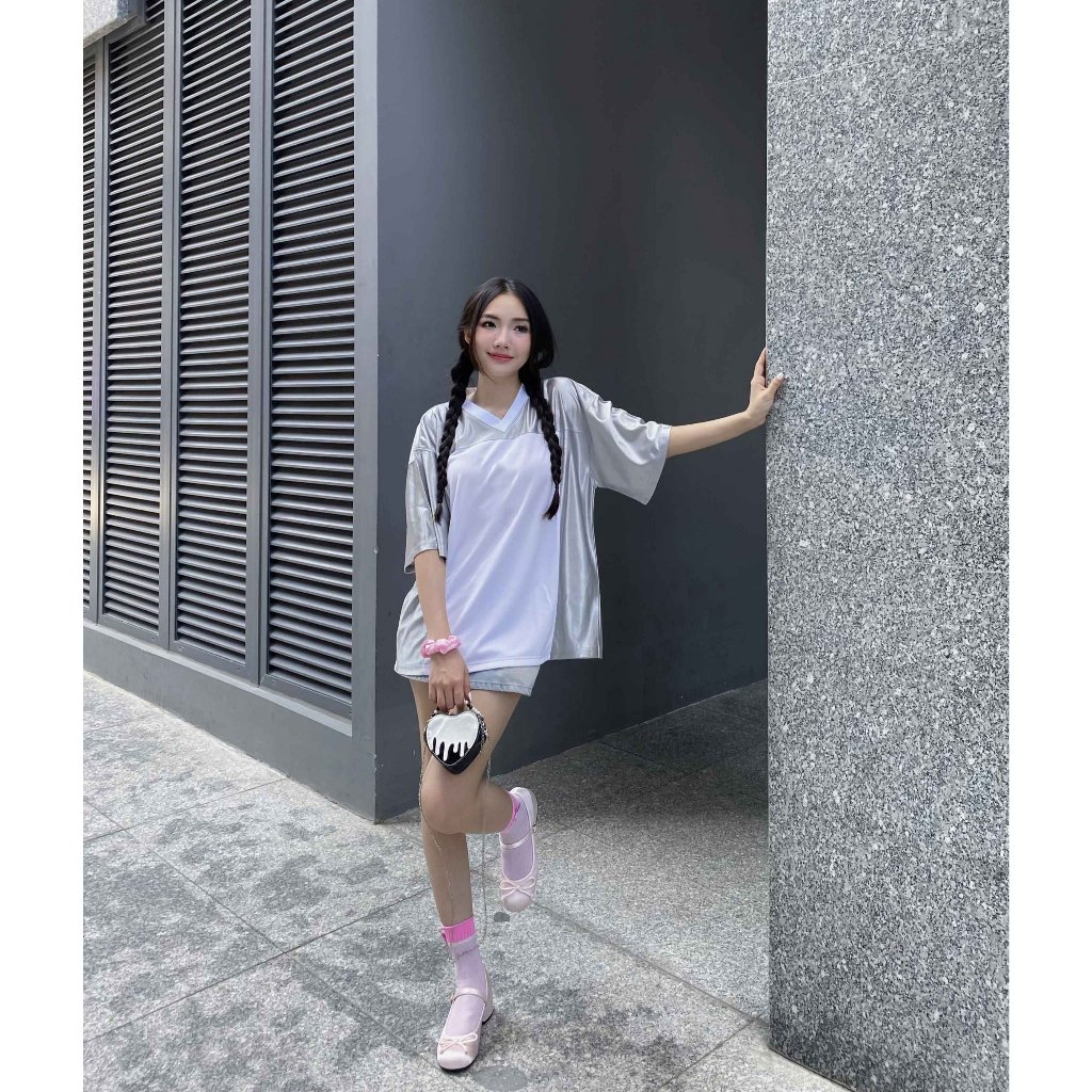 Áo Jersey trơn form rộng local brand ATPT003 Miucho tay ngắn cổ tròn in basic_thumbnail_6