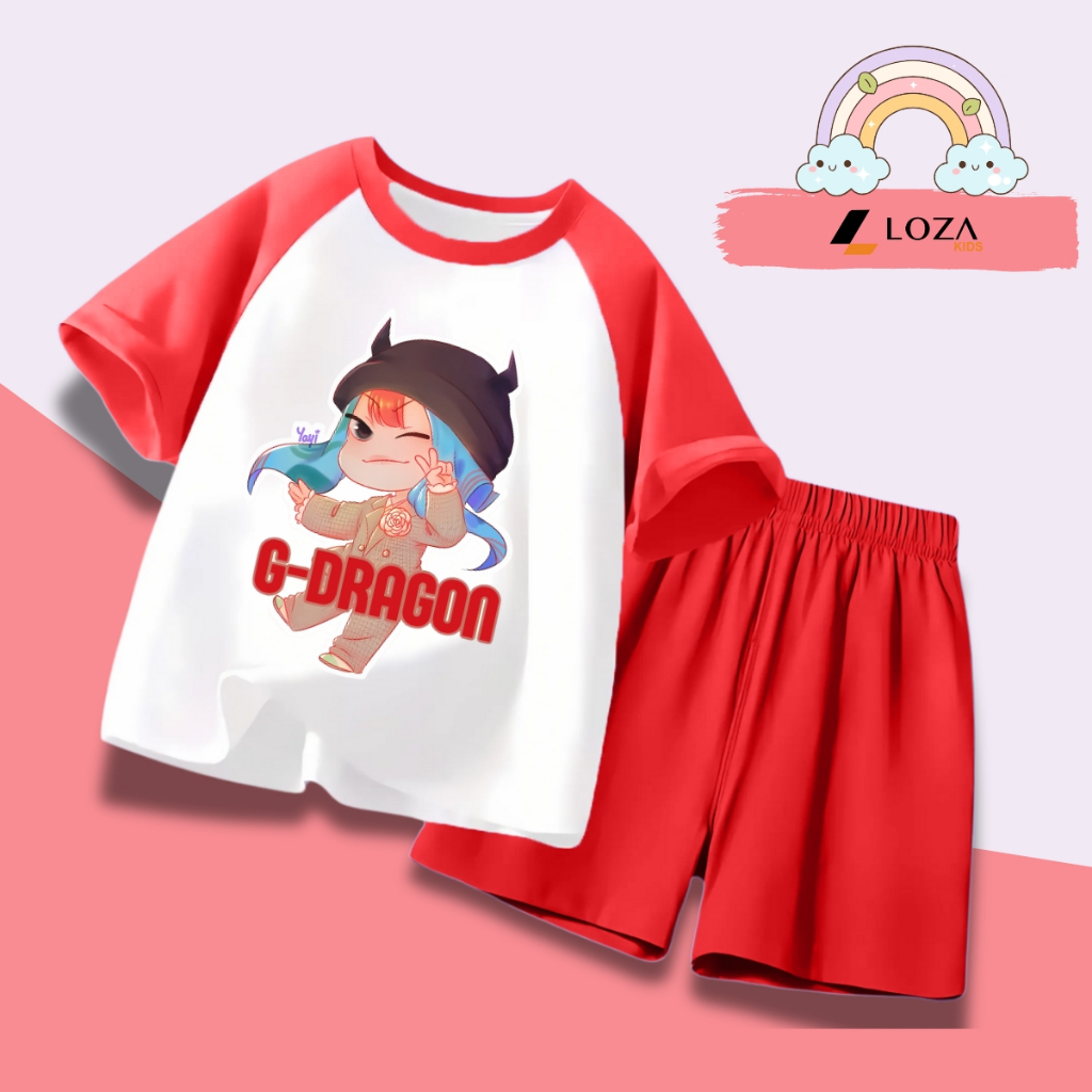 Bộ đồ trẻ em in hình 'G-DRAGON' chibi - Loza Kids FB364_thumbnail_2