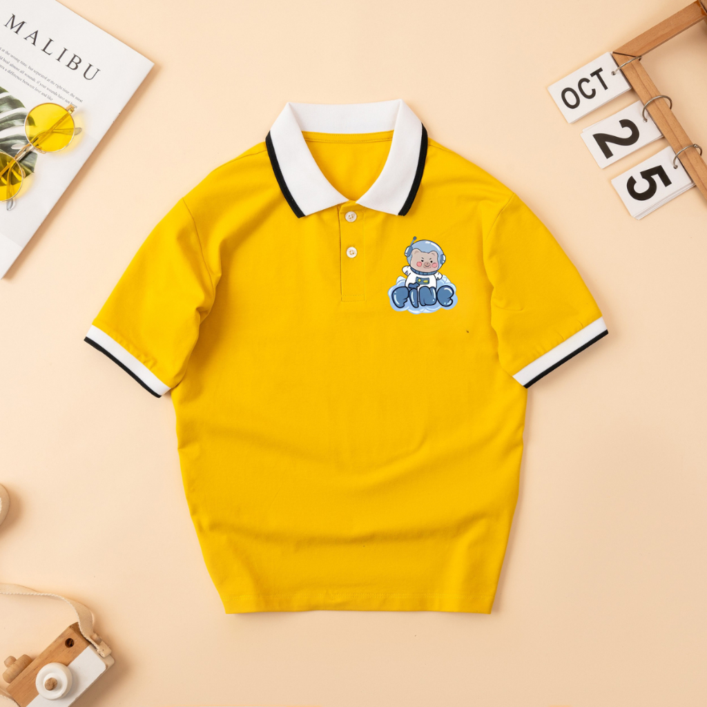Áo Polo bé trai in hình Phi hành gia - Loza Kids PY3107_thumbnail_3