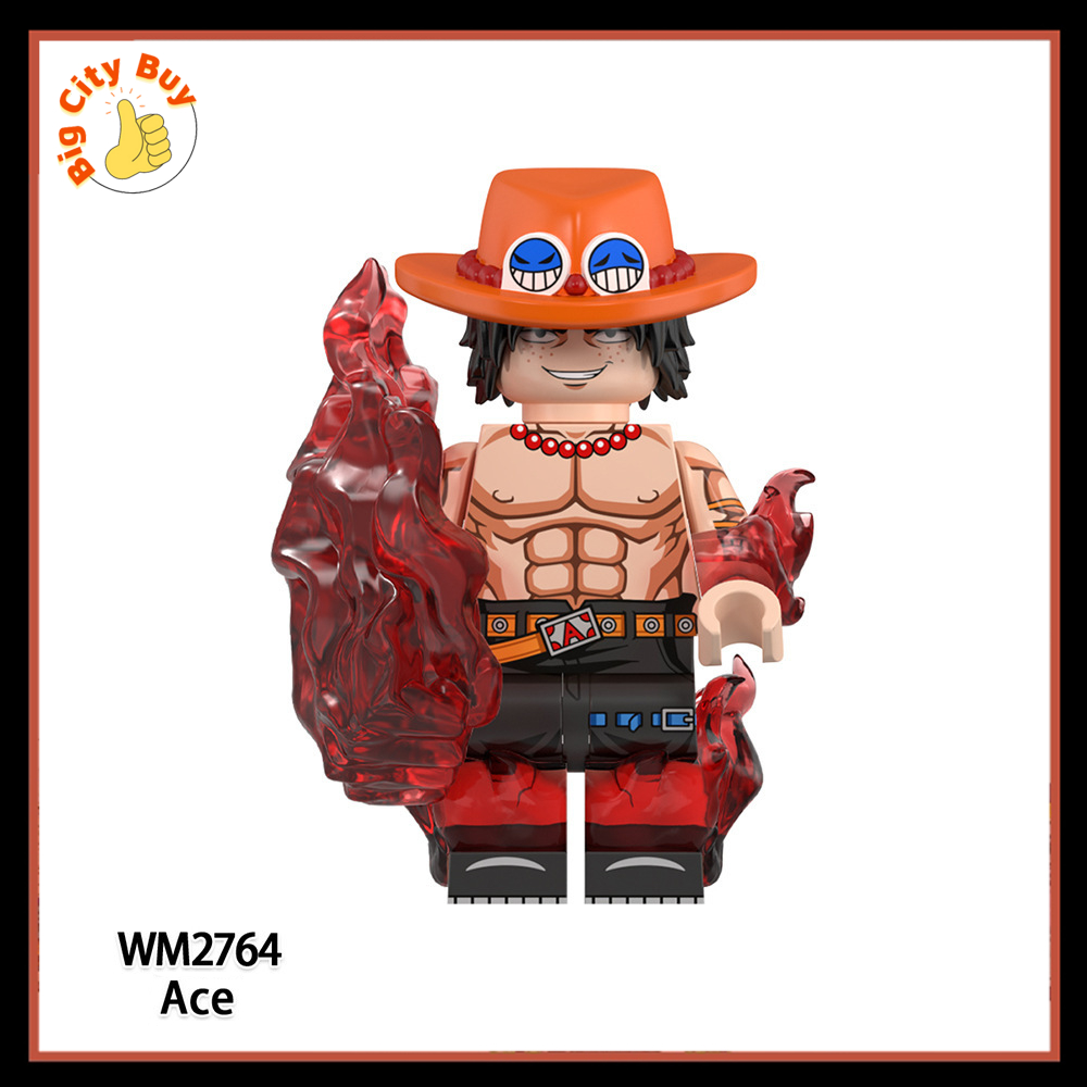 One Piece Đồ chơi Lắp ráp Nhân vật Luffy Zoro Sanji Shank Kaido Mô hình Monkey D Luffy Yamato Rayleigh_thumbnail_4