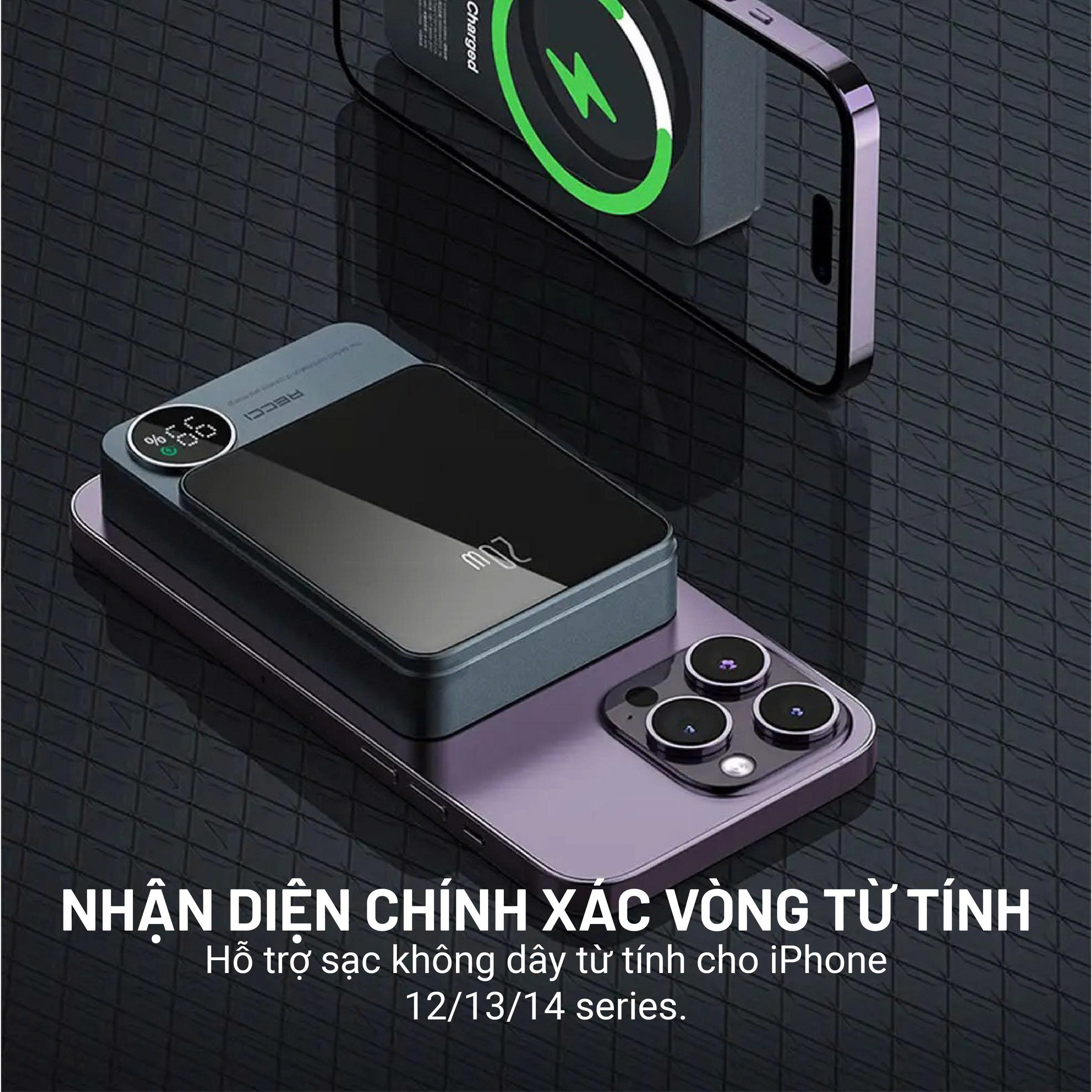 Sạc dự phòng Recci - RPB-W16C ( 10.000mah )_thumbnail_1