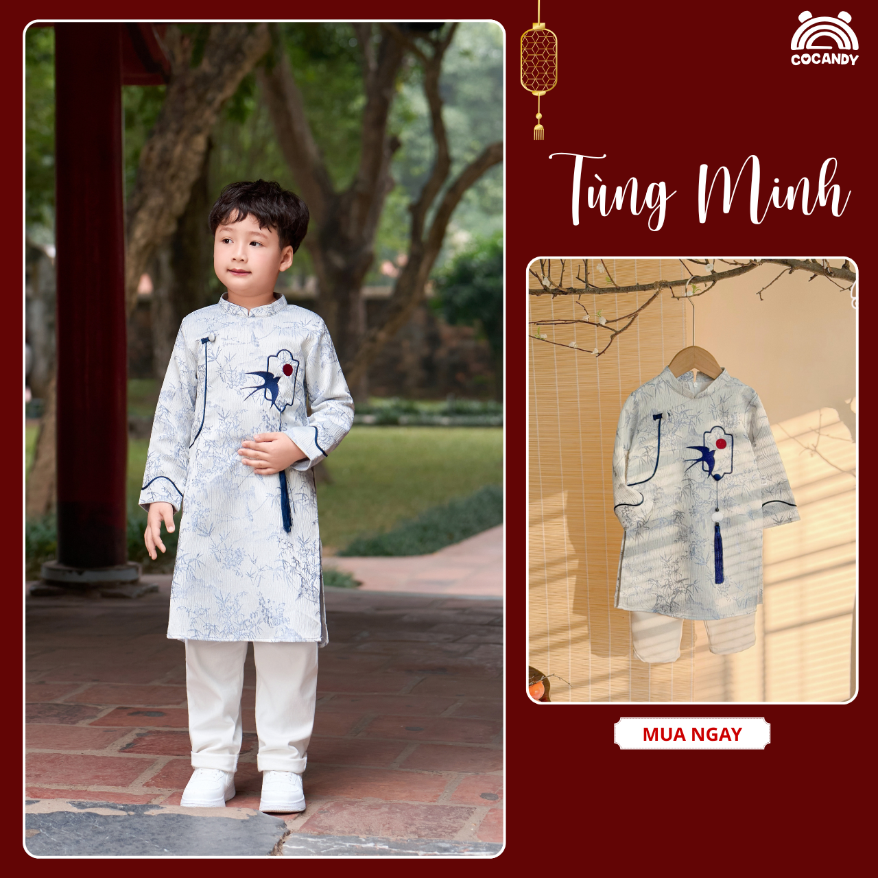 Áo dài XANH Tùng Minh