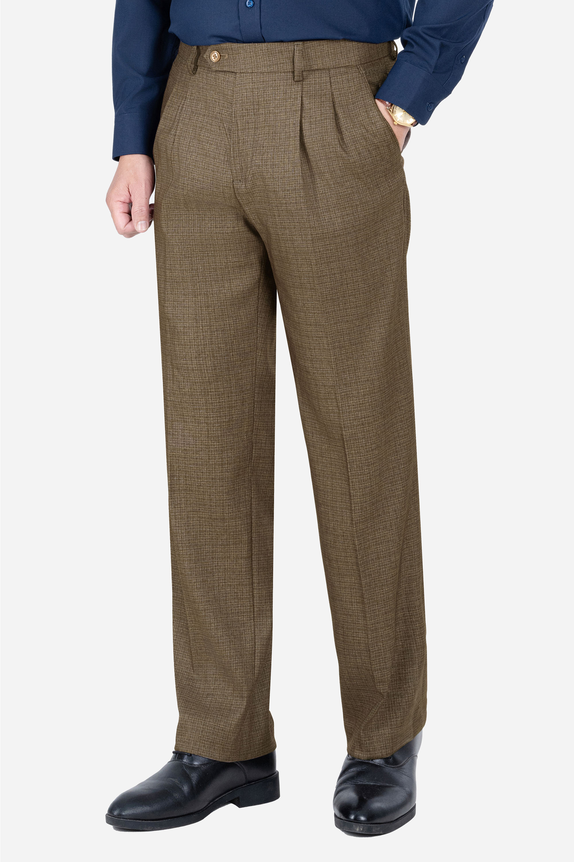 Quần Âu 2 Li Nam Trung Niên ANCHI Chất Liệu Cotton Cao Cấp Phom Suông Ống Rộng_thumbnail_7