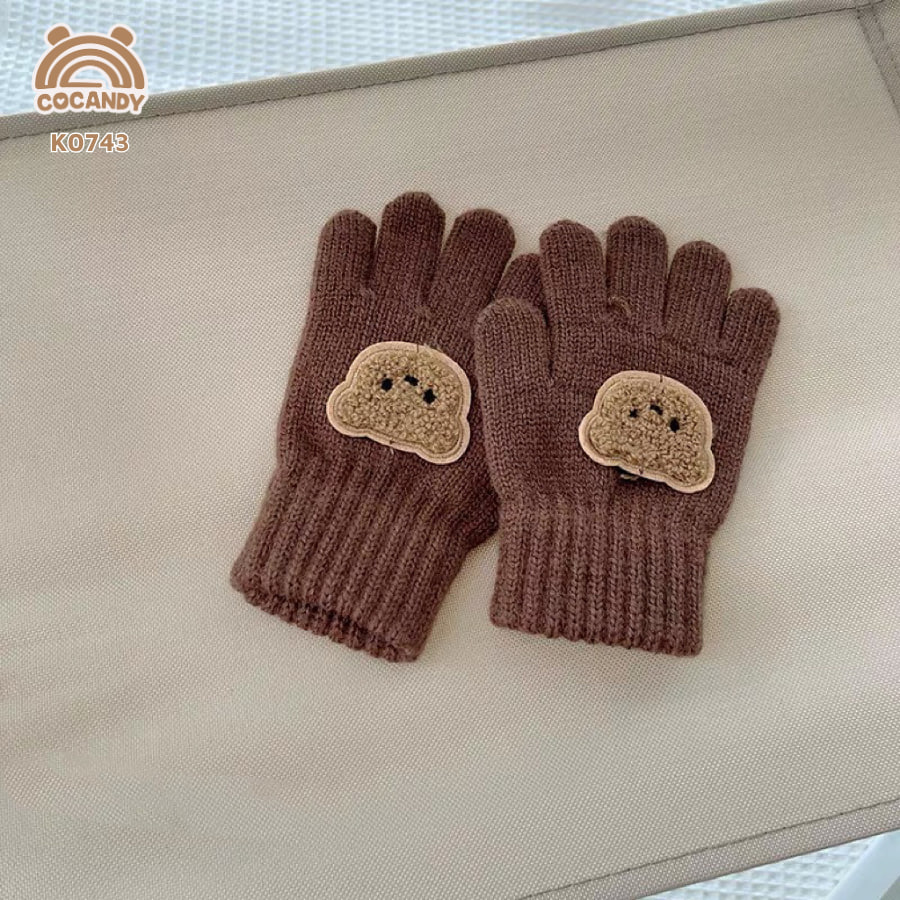 Găng tay nhập NÂU gấu NÂU