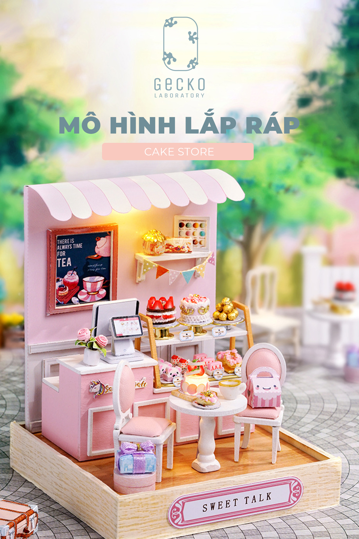 Mô hình lắp ghép Cake Store