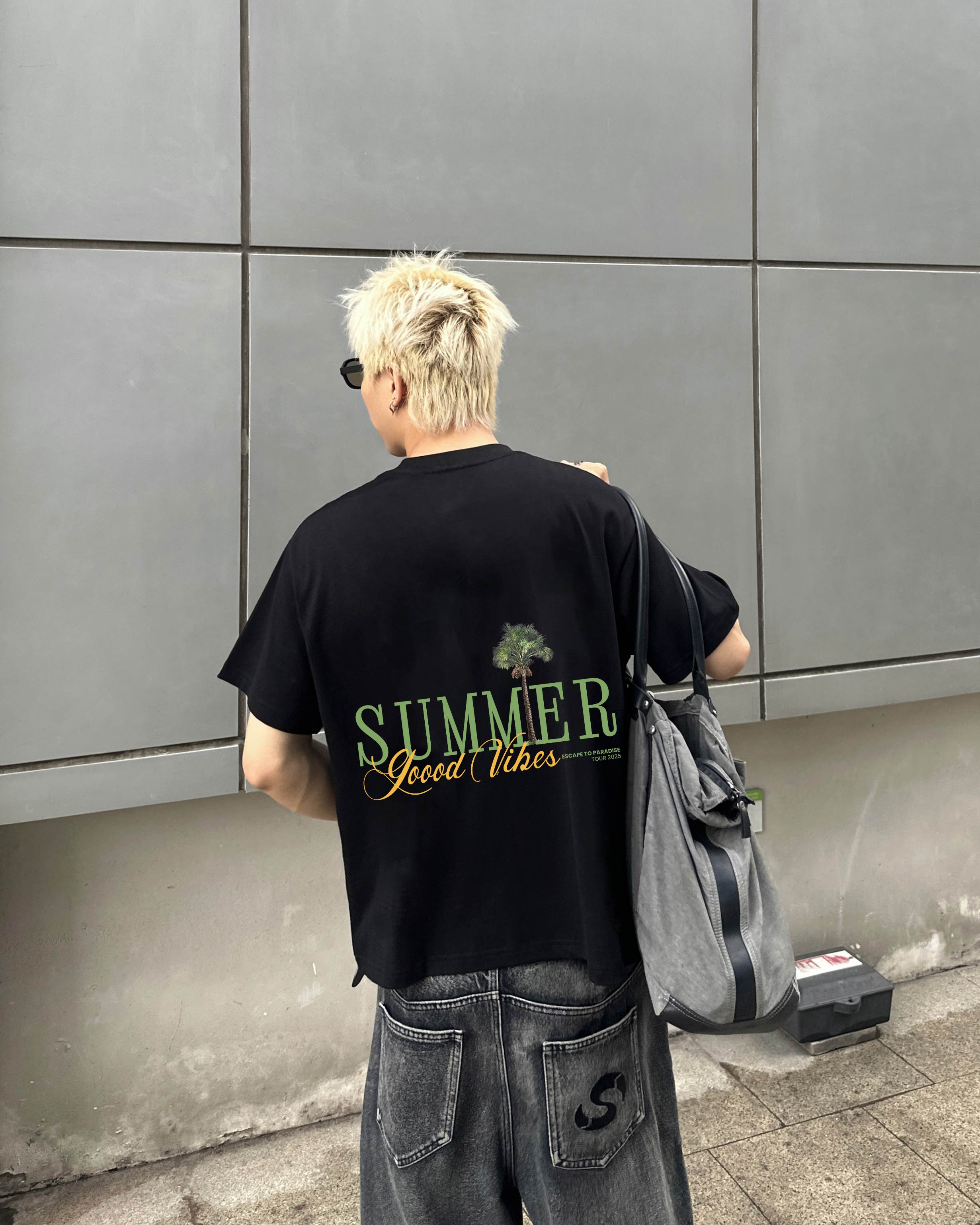 Áo phông local brand summer form boxy 2144 Miucho Club vải cotton 2c 250gsm cổ tròn in mix_thumbnail_5