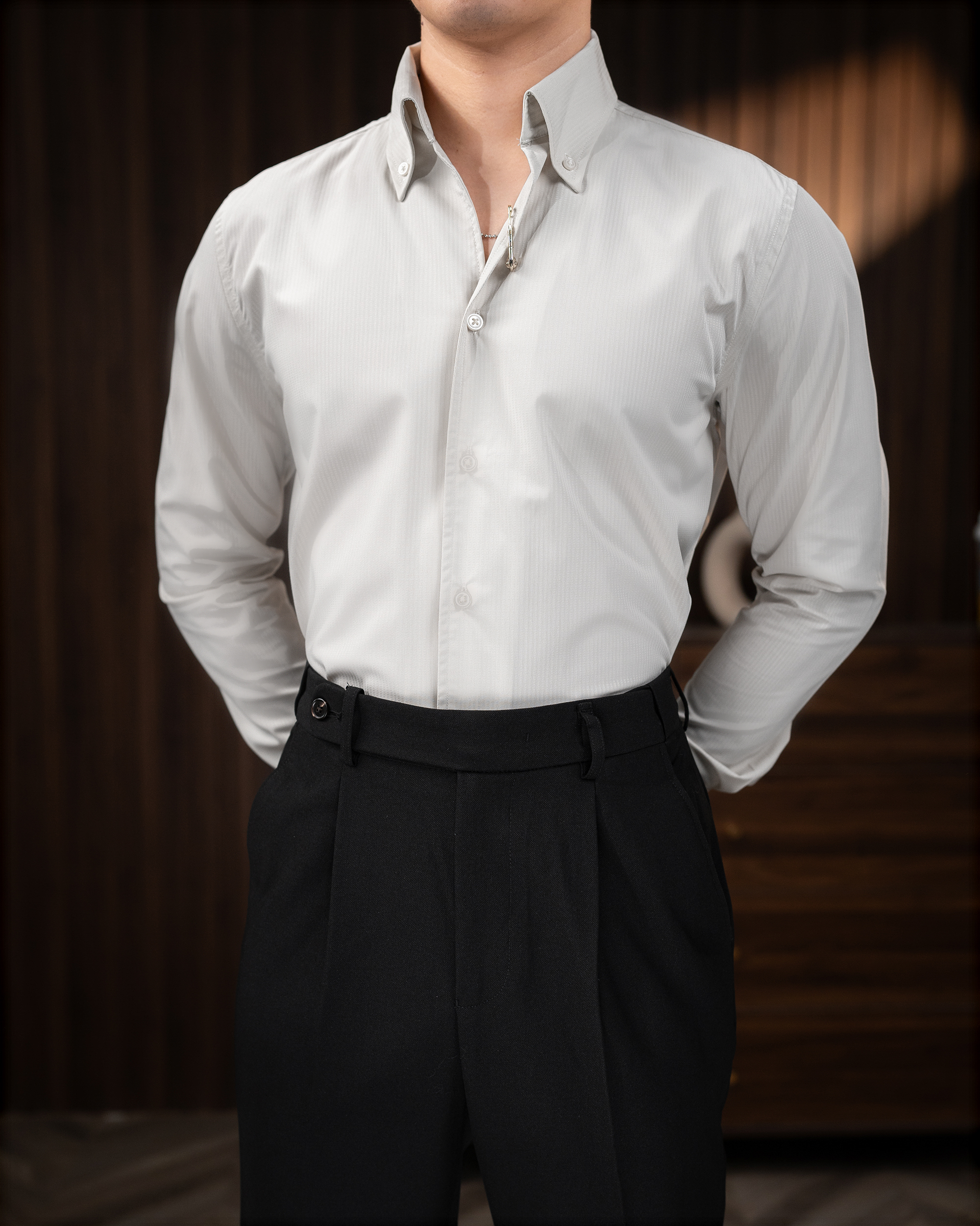 Sơ Mi Button Down Sọc Tiger Pin_thumbnail_16