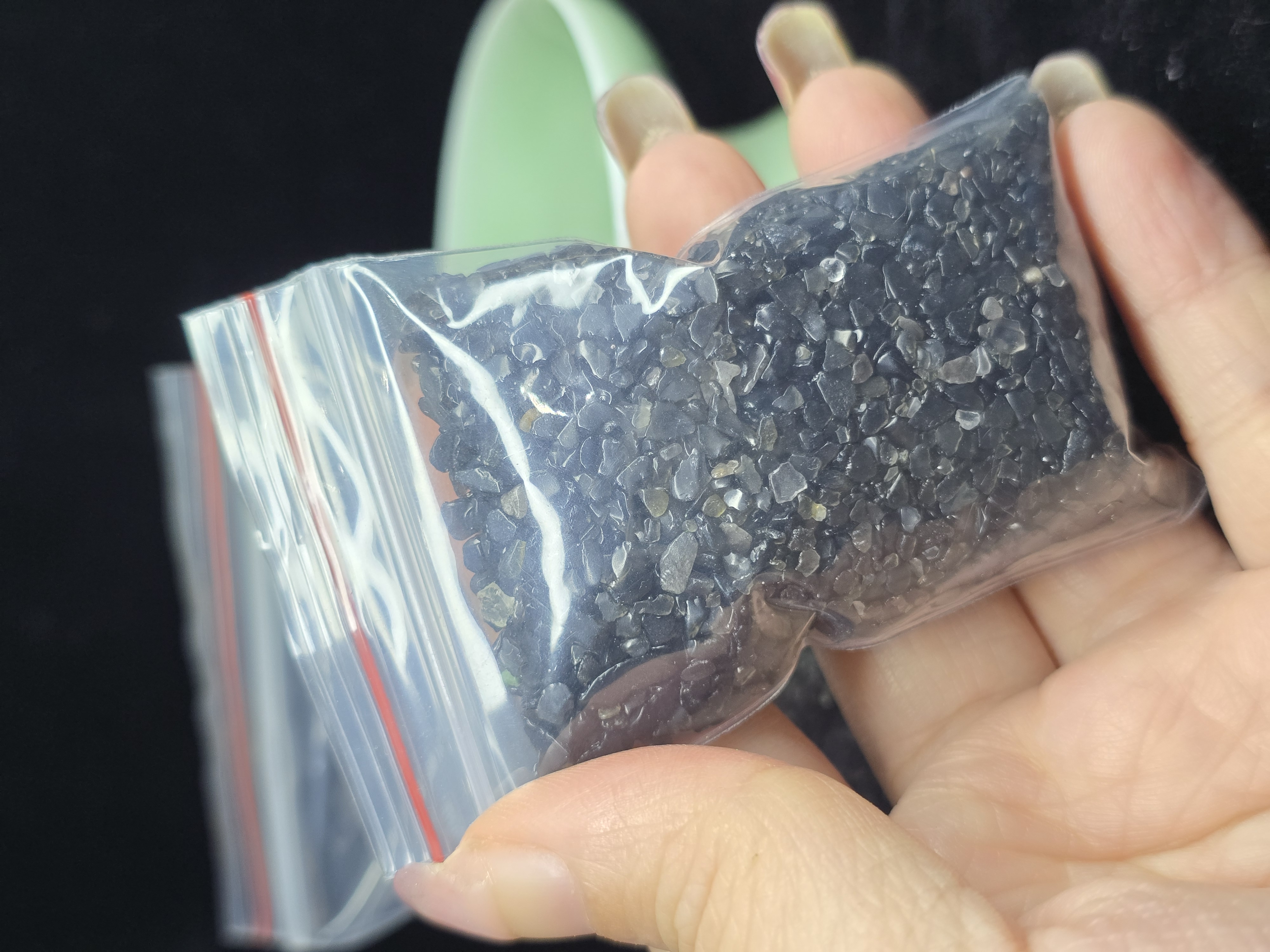 Vụn Đá Siêu Nhỏ Black Obsidian_thumbnail_1