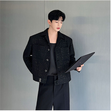 Áo Khoác Tweed Lịch Lãm Dành Cho Nam_thumbnail_5