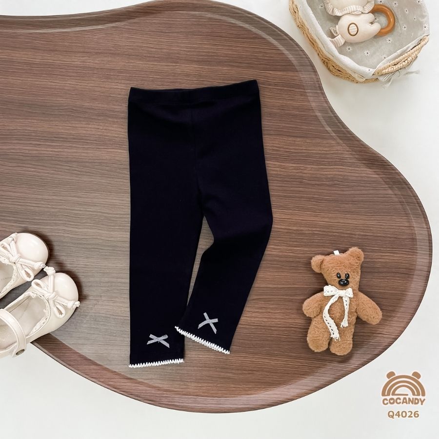 Quần dài legging ĐEN chỉ sóng nơ_thumbnail_1