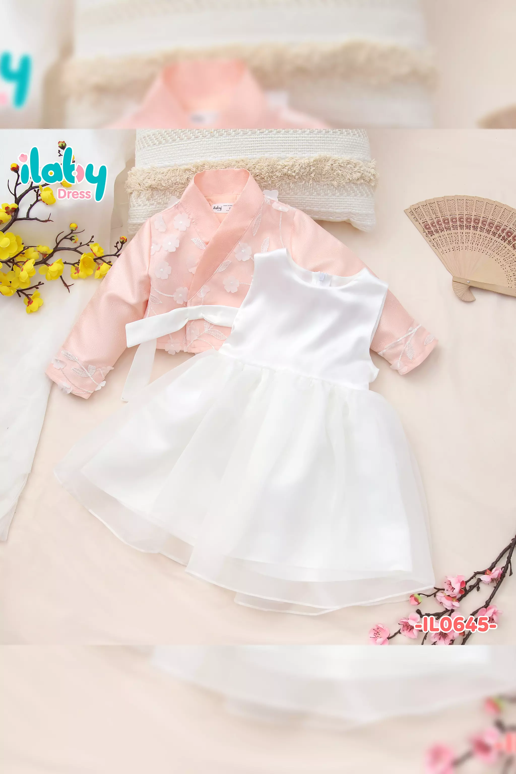 Set Hanbok phối voan hoa_thumbnail_1