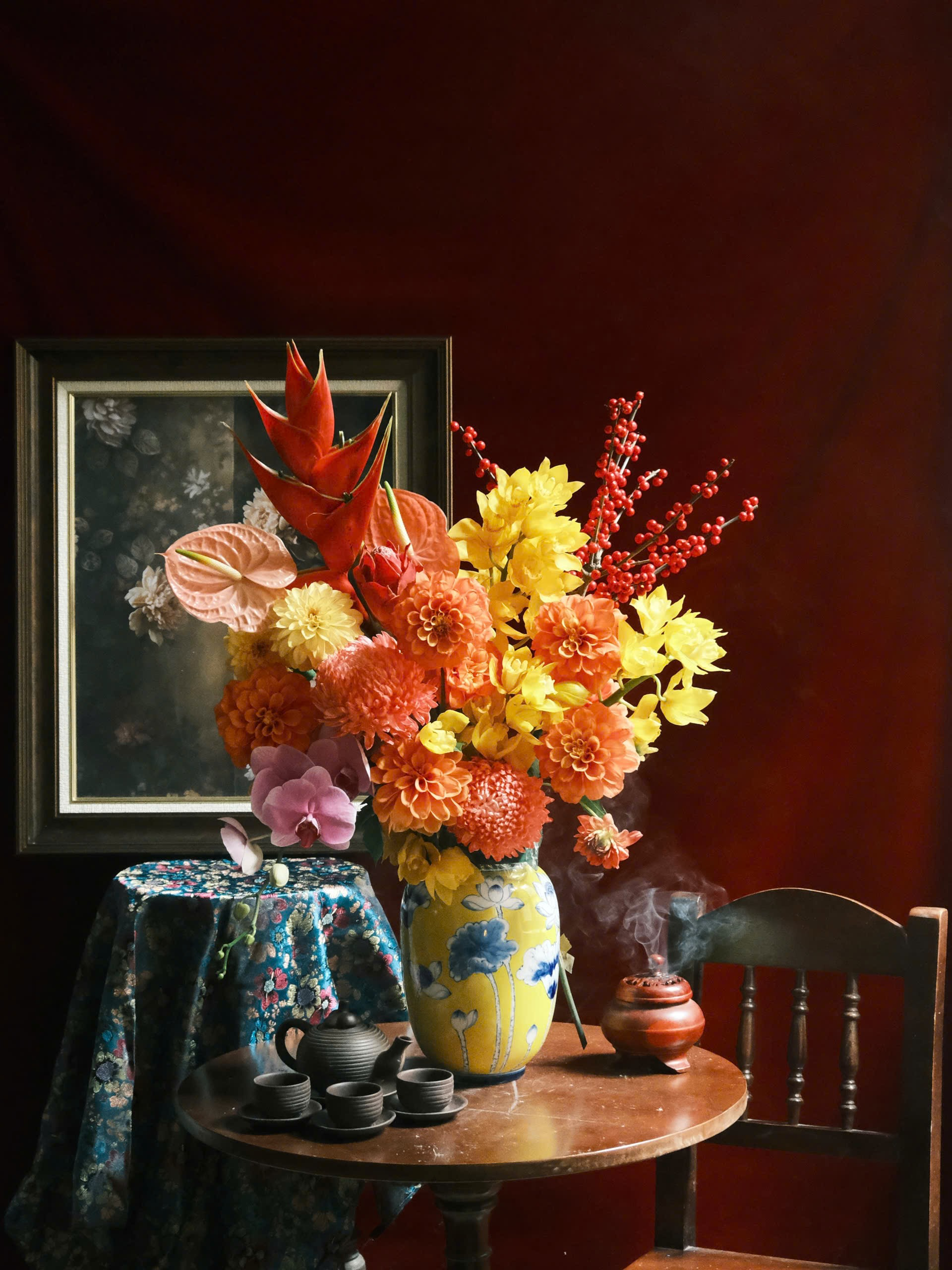 Bình hoa Xuân Hòa Cát Tường