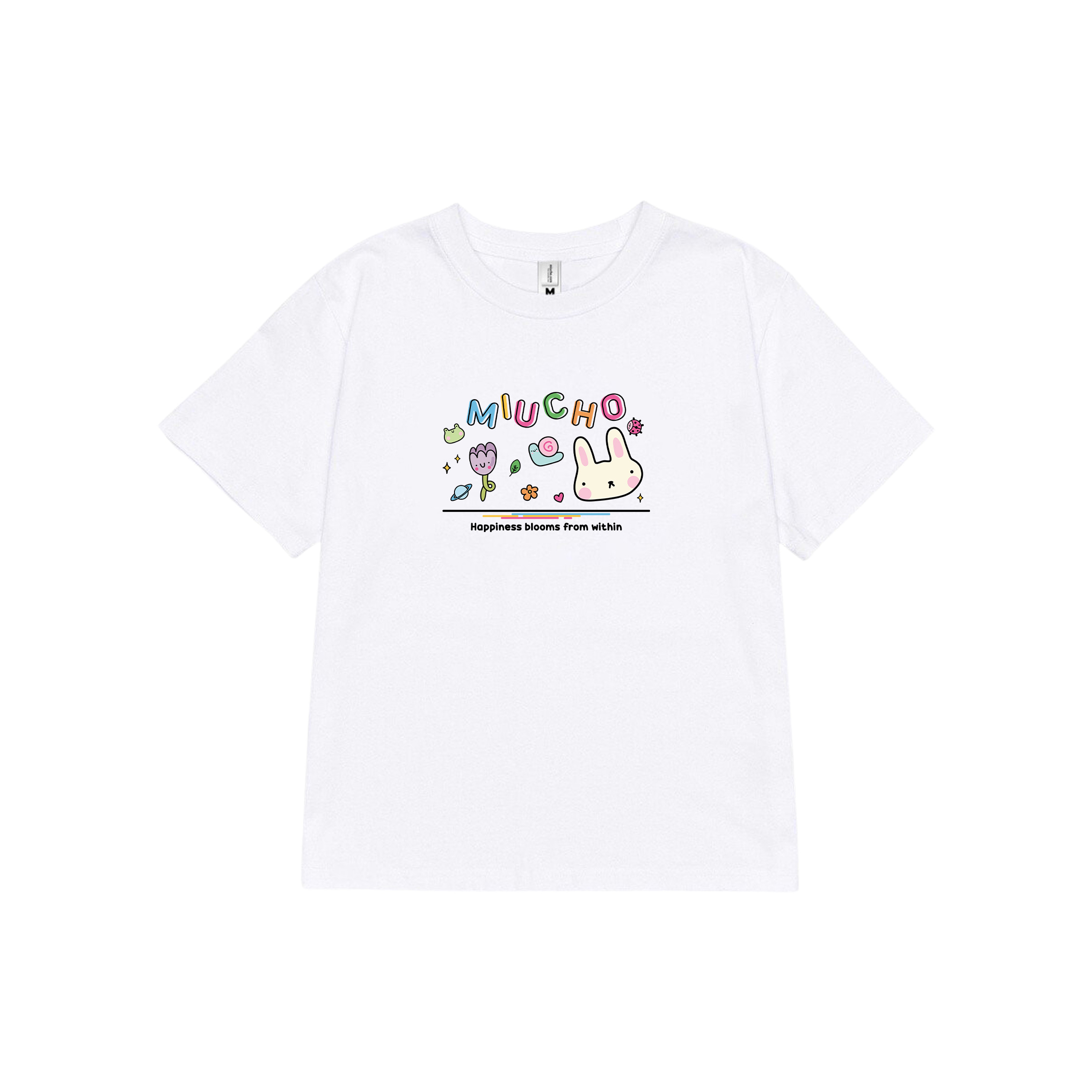 Áo baby tee ôm chất vải cotton co giãn 4 chiều thoáng mát ABD1691 Miucho in mix