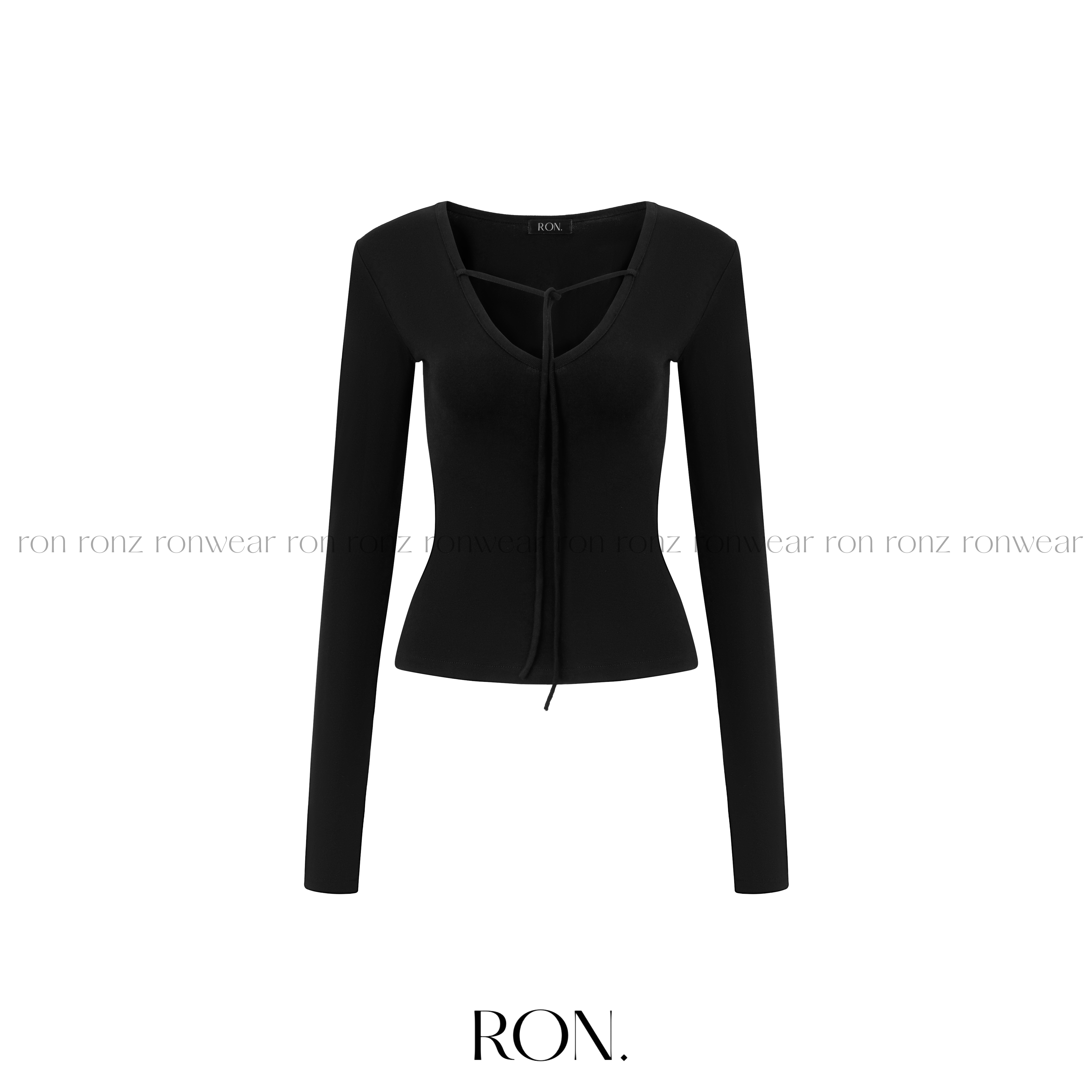 Áo cổ dây buộc