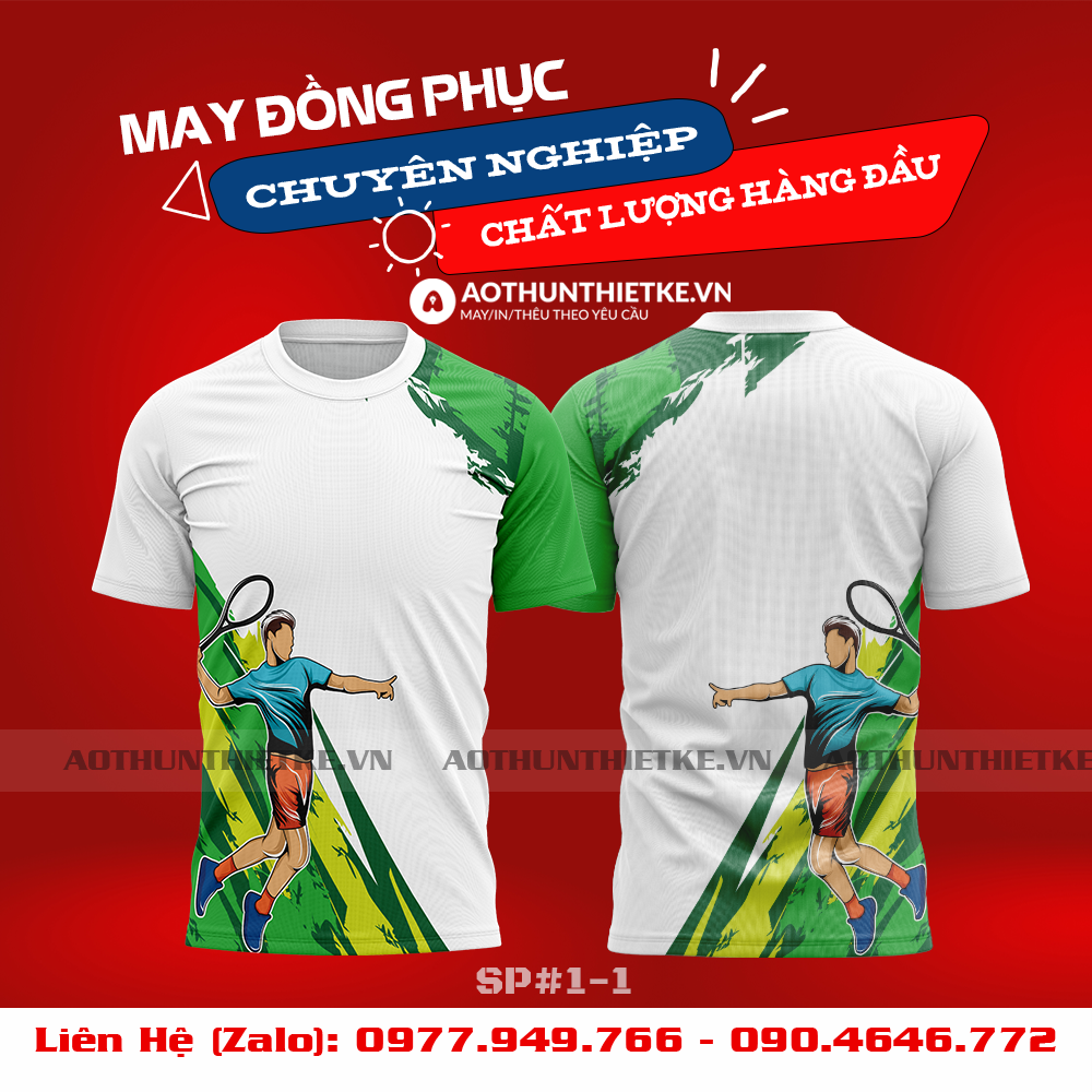 Mẫu Áo Thể Thao Cầu Lông Thiết Kế - AP01