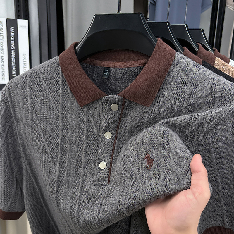 Polo Len Dệt Kim Phối Nâu_thumbnail_4