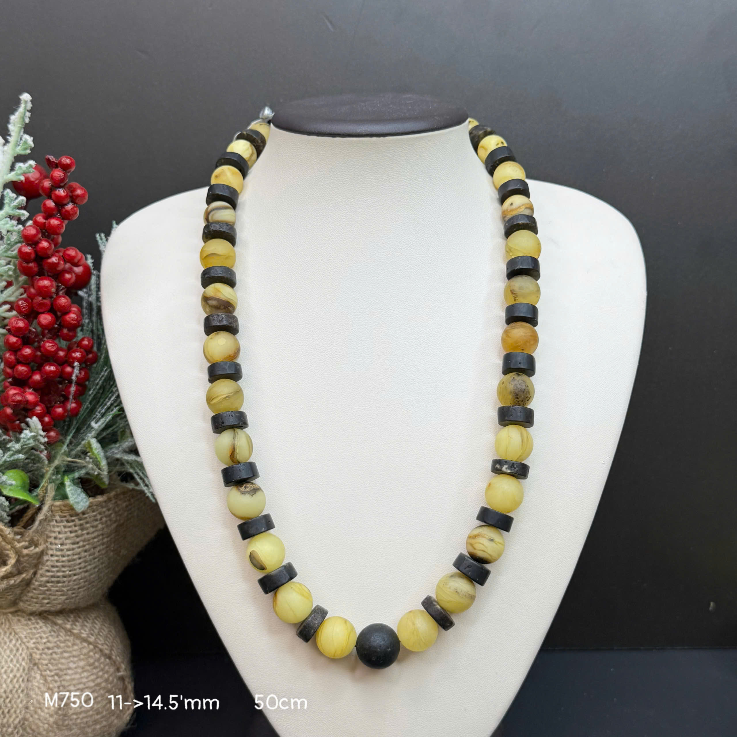 Vòng Cổ Mộc Mix Rêu - M750