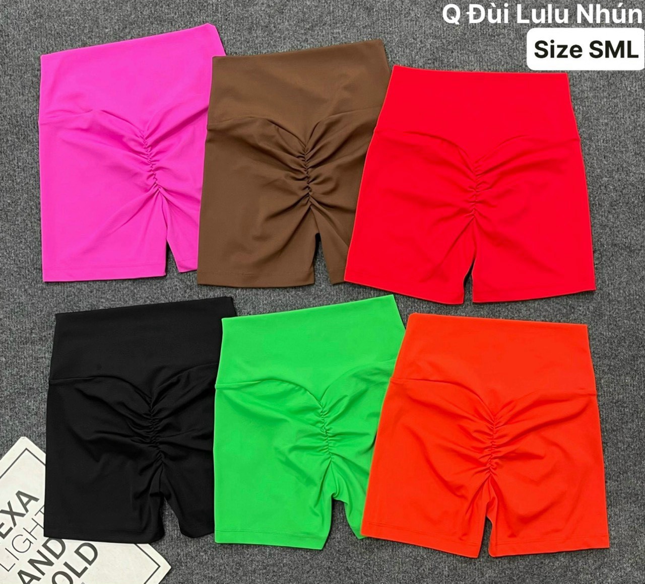Quần Đùi Thể Thao LuLu Chun Mông, Dáng Ôm Body_thumbnail_2