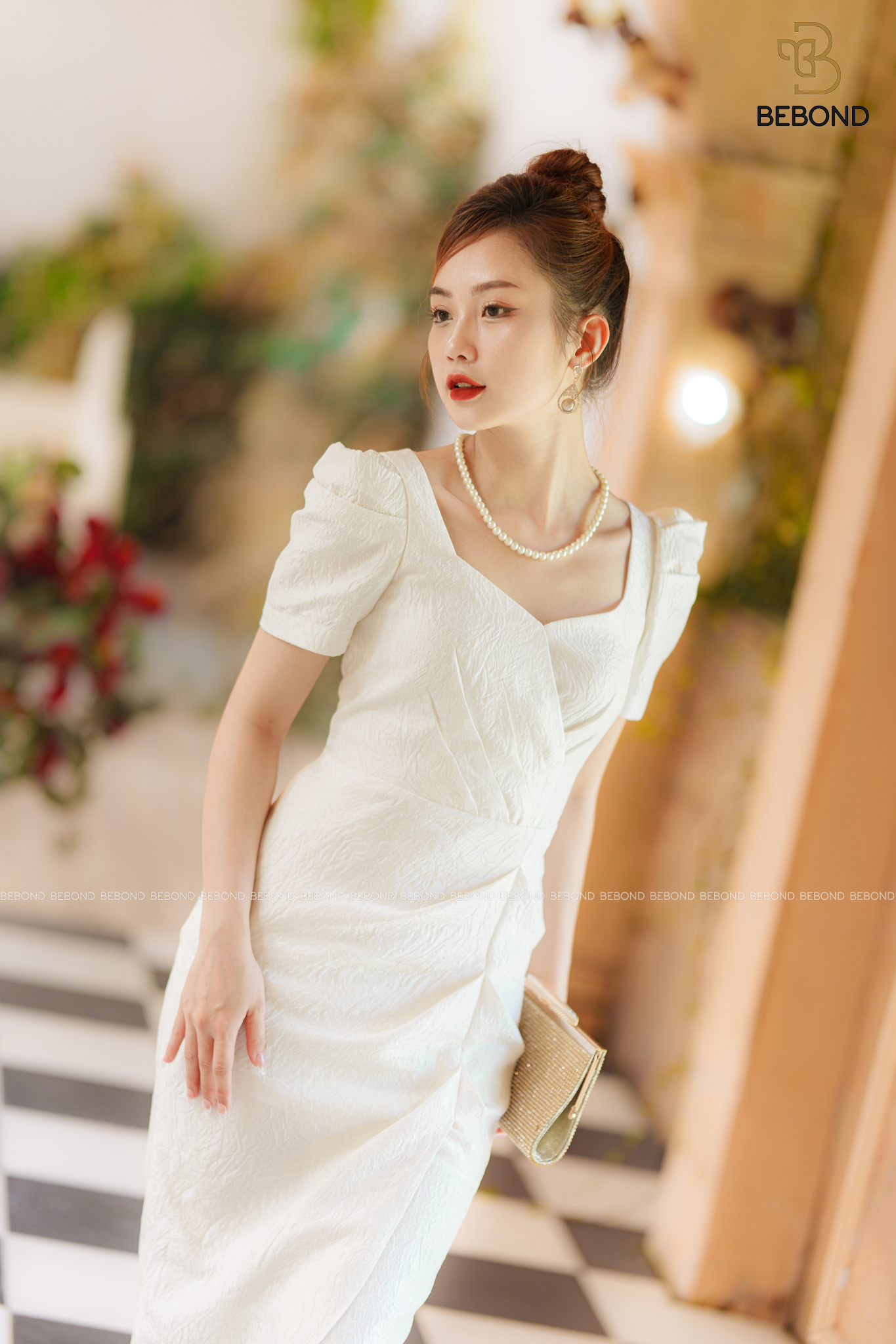 ĐẦM ÔM CÁCH ĐIỆU TAY BỒNG- CASPER DRESS