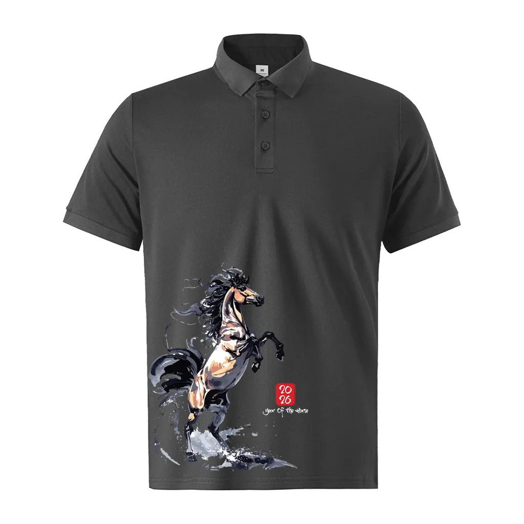 Áo polo Tết Bính Ngọ nam form vừa Miucho Iconic vải poly cá sấu thoáng mát cổ trụ 2997_thumbnail_10