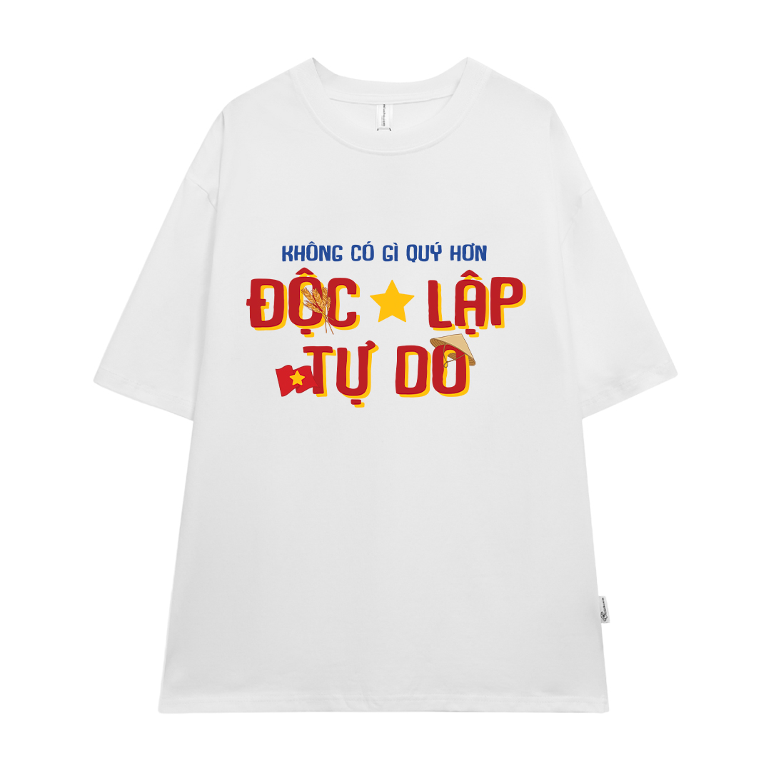 Áo thun Việt Nam tôi yêu form rộng 2211 Miucho cổ tròn vải cotton 4c 220gsm thoáng mát in mix_thumbnail_9